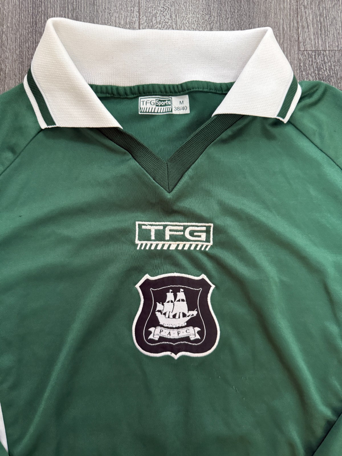 Original TFG Sports Plymouth Argyle 2003/2004 Long Sleeve Home Shirt Mens Medium2