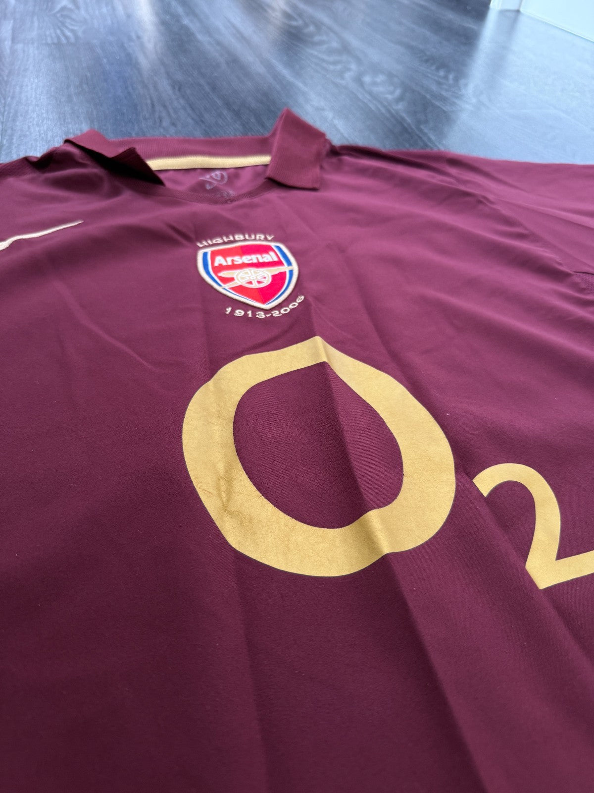 Original Authentic Nike Arsenal 2005/2006 Highbury Home Shirt Mens Medium3