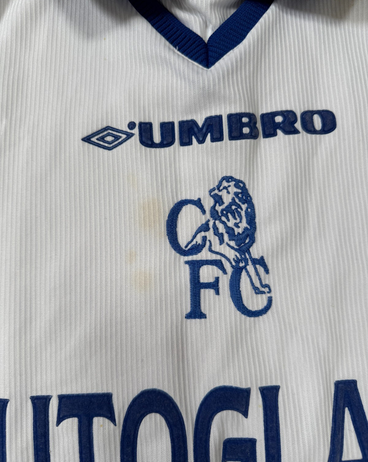 Original Umbro Chelsea 1998/1999 Long Sleeve Away Shirt Mens Medium2