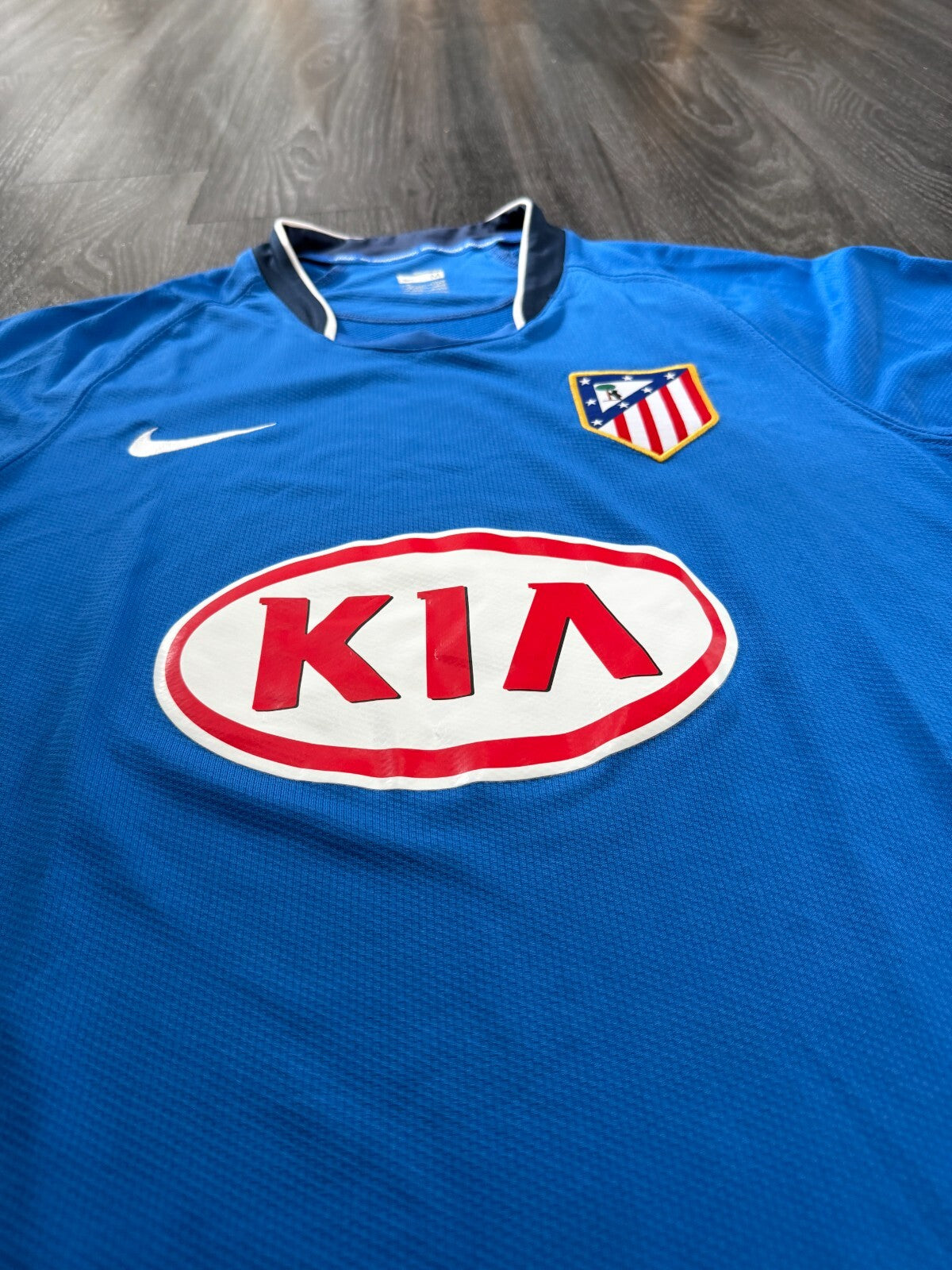 Original Authentic Nike Atletico Madrid 2007/2008 Away Shirt Mens Medium8