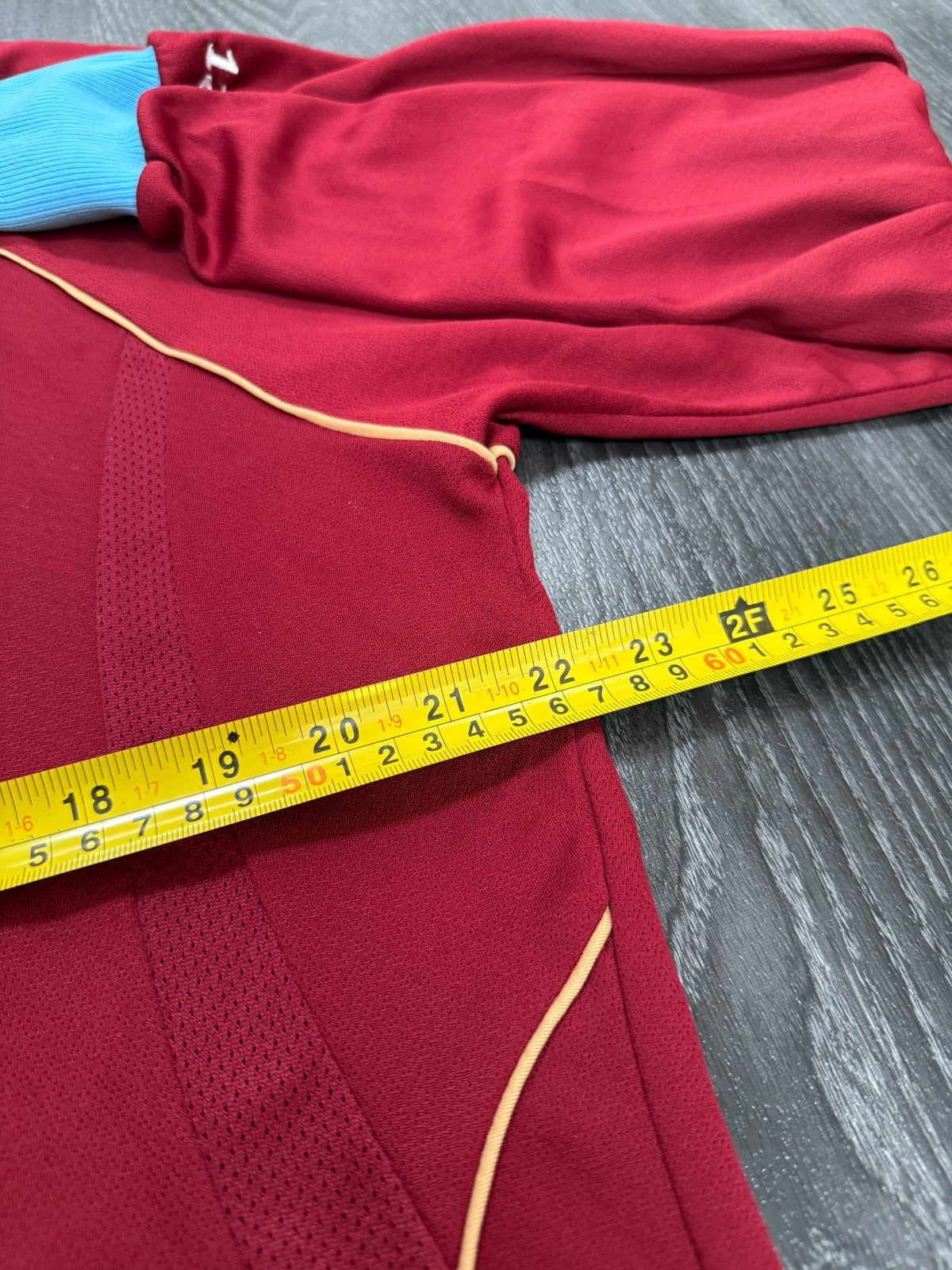 MATCH WORN Errea Burnley 2007/2008 Long Sleeve Home Shirt COLE 27 Mens XL8