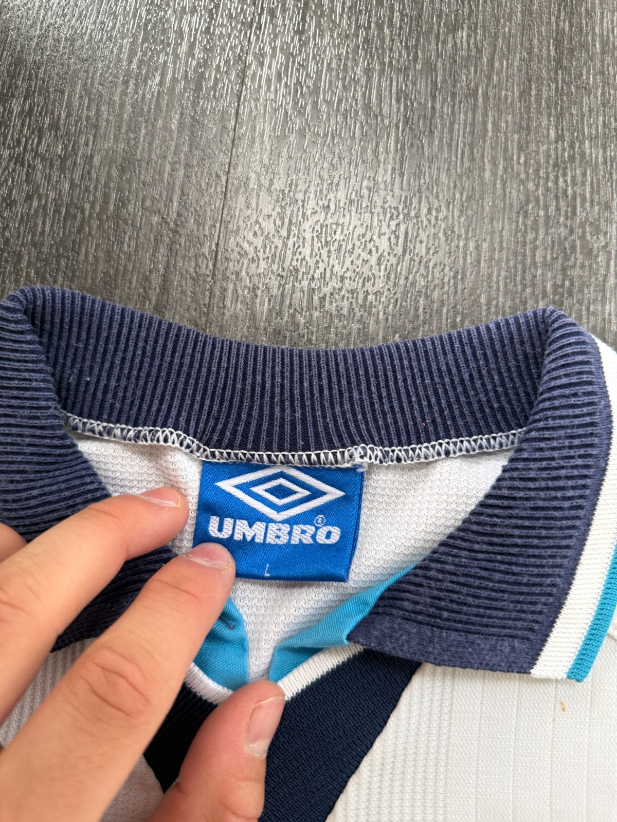 Original Authentic Umbro England 1996 Home Shirt Mens Large2