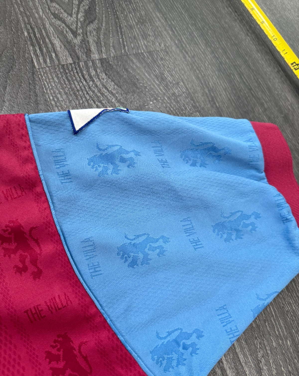 Original Reebok Aston Villa 1995/1996 Home Shirt McGRATH 5 Mens Large12