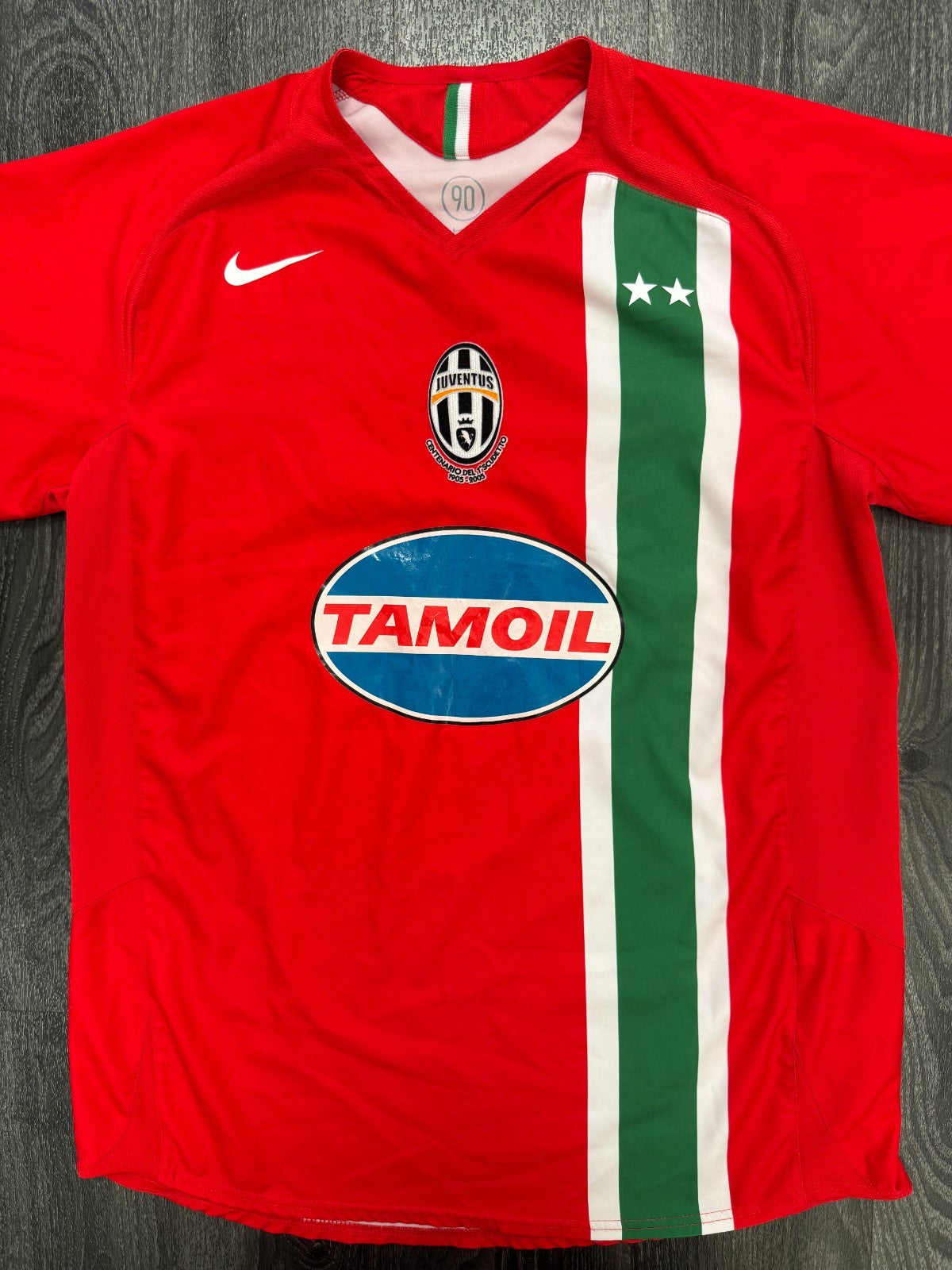 Original Authentic Nike Juventus 2005/2006 Away Shirt Mens Medium0