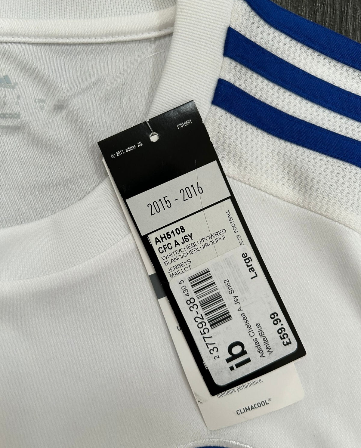 BRAND NEW Original Adidas Chelsea 2015/2016 Away Shirt mens Large4
