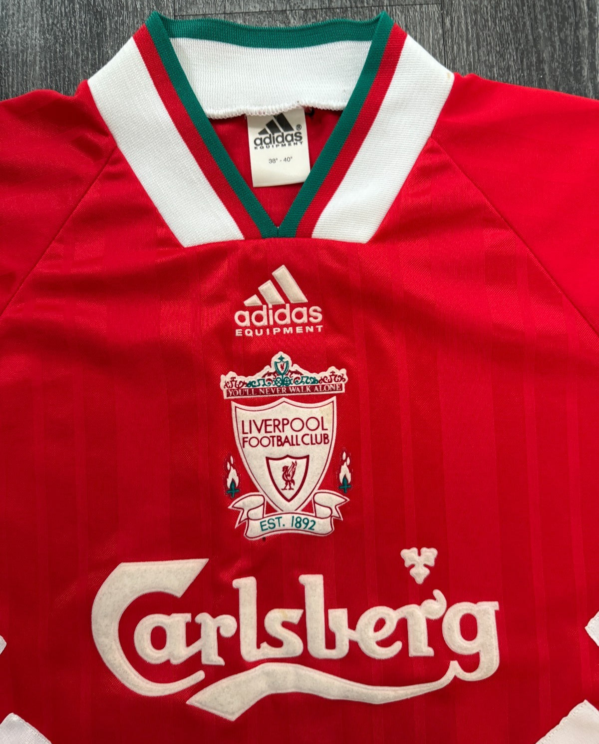 Original Authentic Adidas Liverpool 1993/1994 Home Shirt Mens Medium1