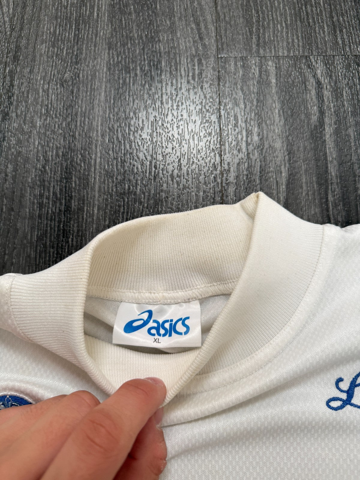 Original Authentic Asics Leeds United 1995/1996 Home Shirt Mens Extra Large2
