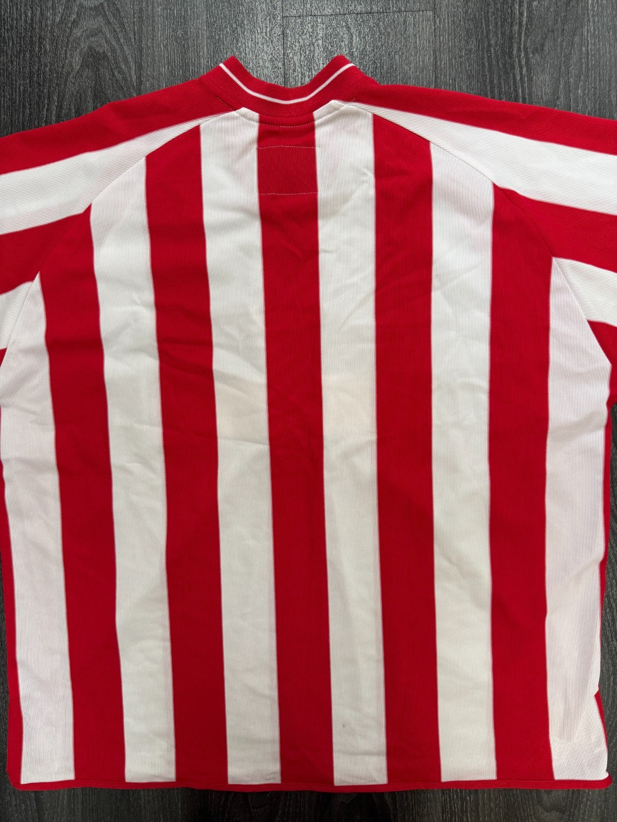 Original Authentic Le Coq Sportif Stoke City 2001/2002 Home Shirt Mens XXL 2XL5