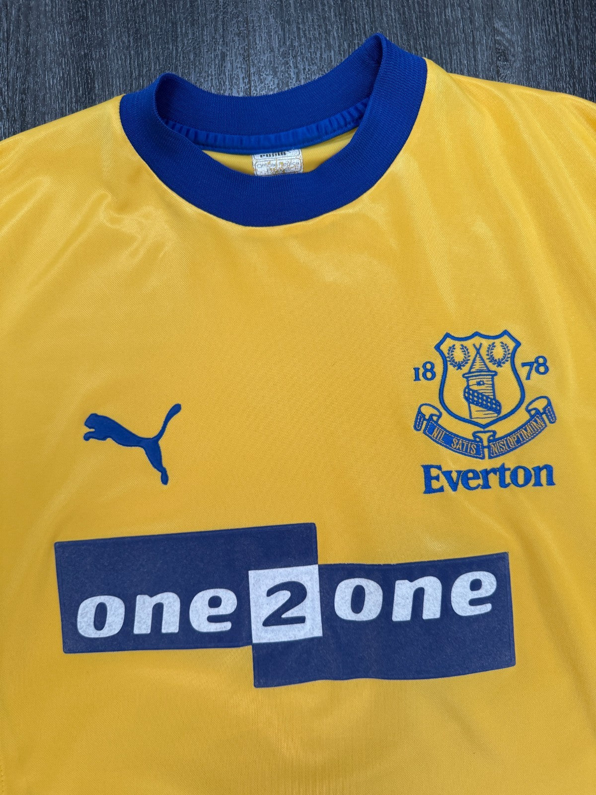 Original Puma Everton 2000/2001 Away Shirt Mens Large1