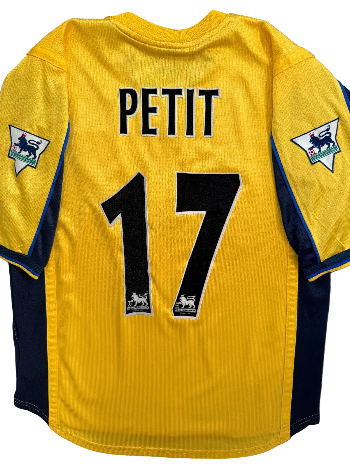 Original Nike Arsenal 1999/2000 Away Shirt PETIT 17 Mens Medium M0