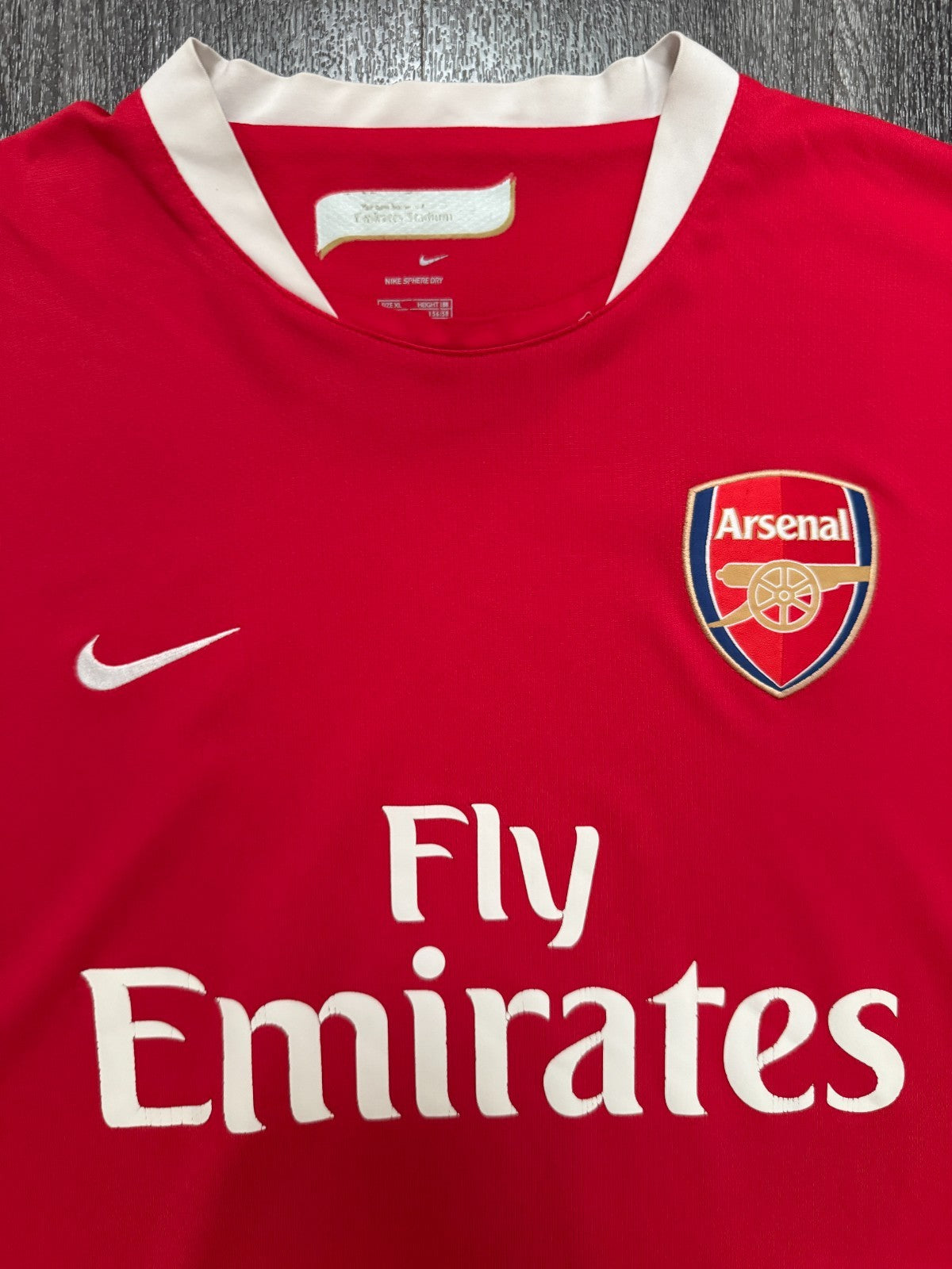 Original Nike Arsenal 2006/2007 Home Shirt Mens Extra Large1