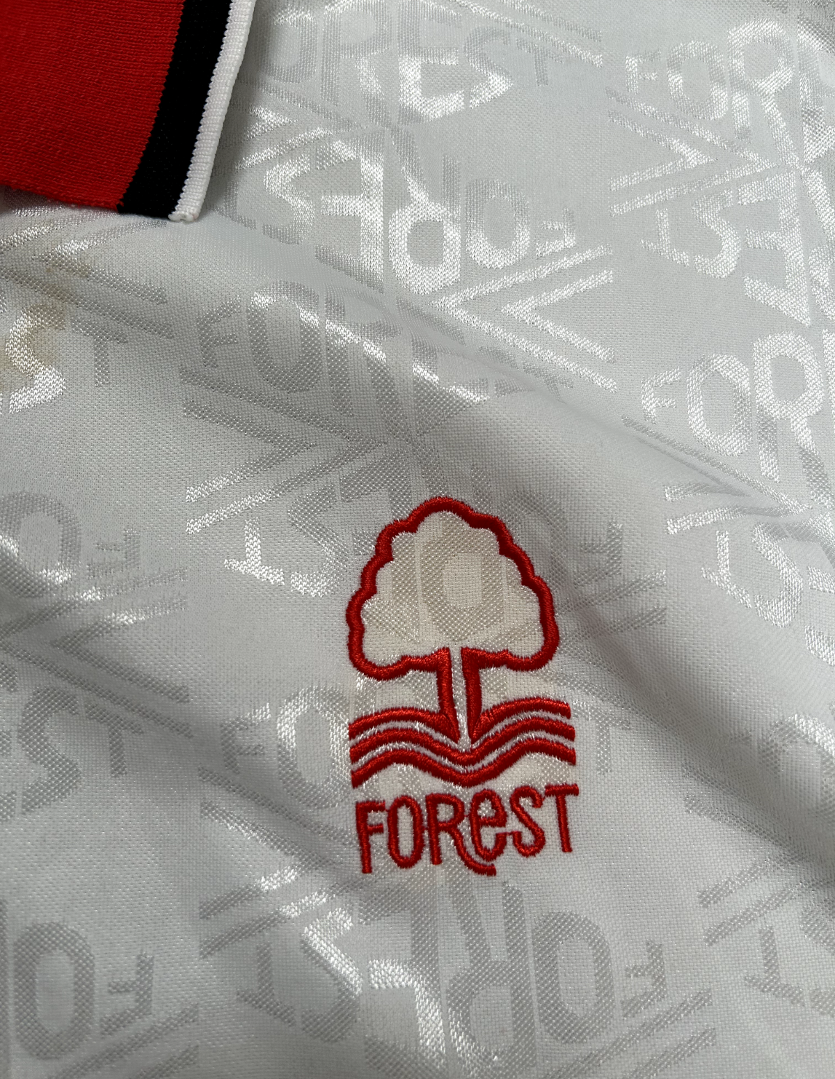 Authentic Umbro Nottingham Forest 1991/1992 Away Shirt Long Sleeve Mens Large5