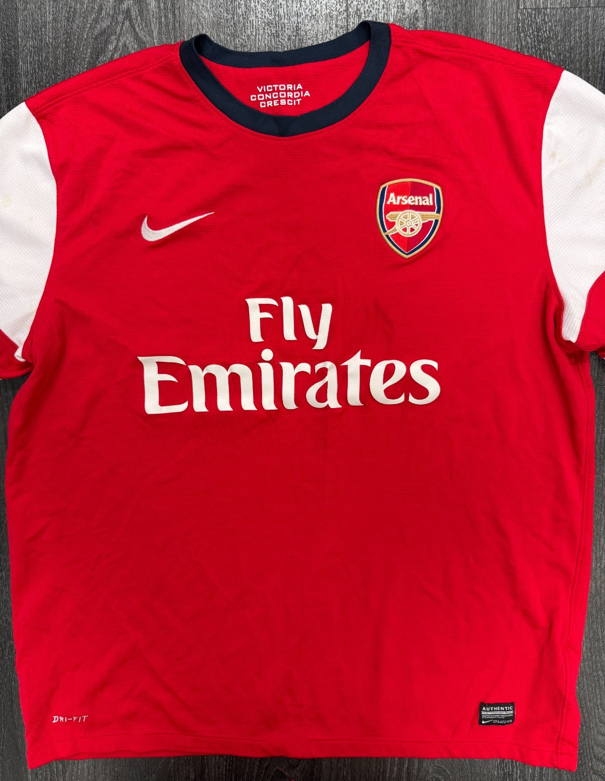 Original Authentic Nike Arsenal 2012/2013 Home Shirt Mens Extra Large0