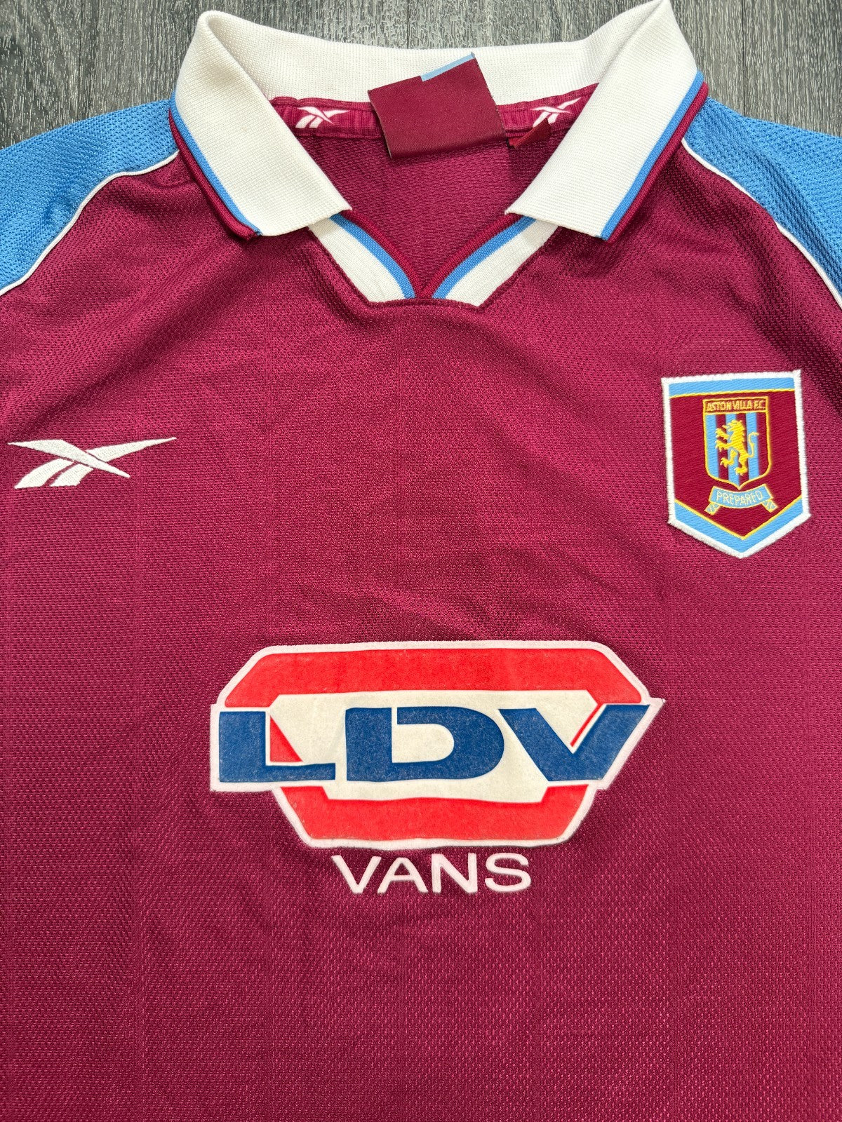 Original Authentic Reebok Aston Villa 1998/1999 Home Shirt Mens XXL 2XL1