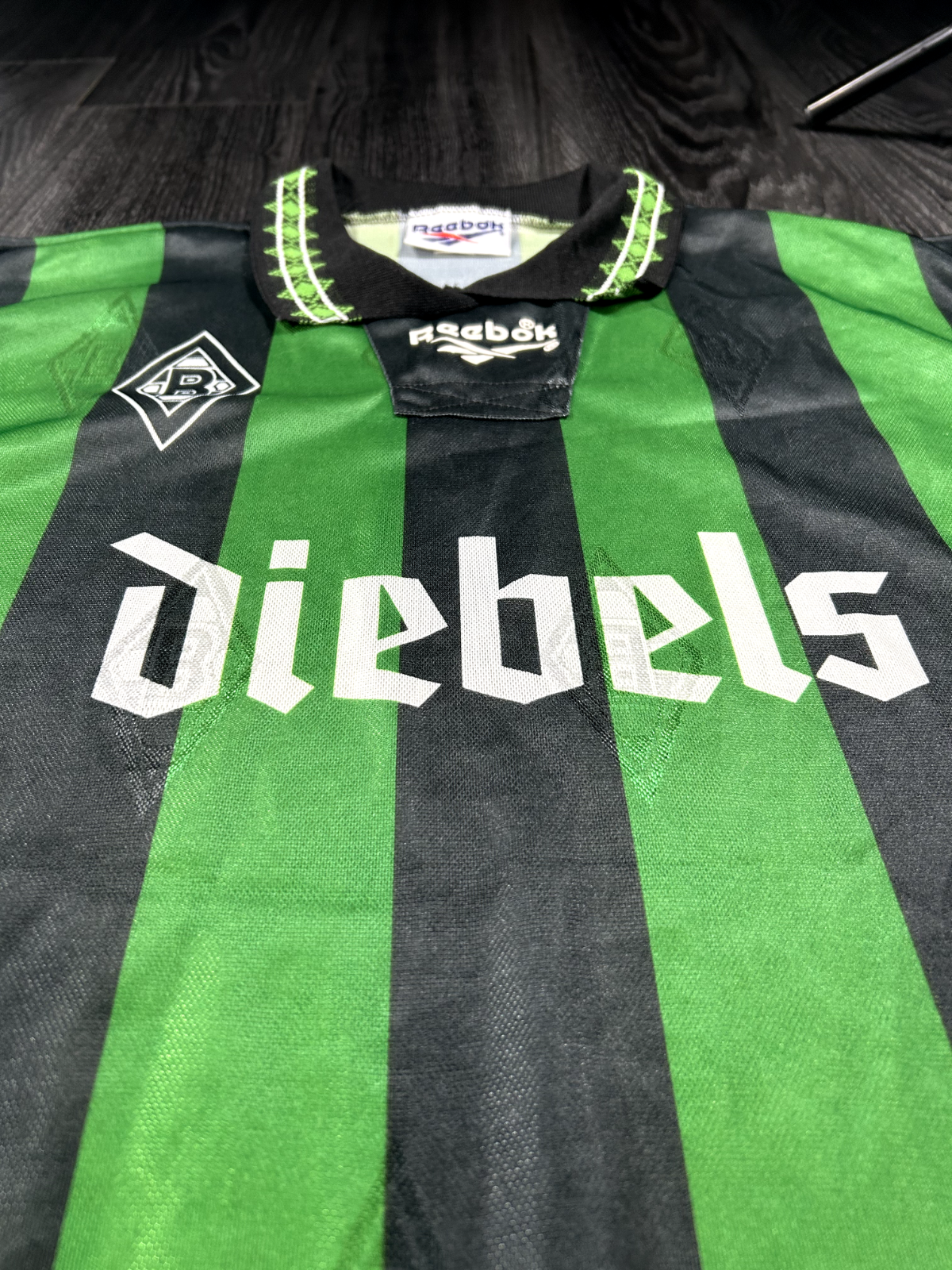 Reebok Borussia Mönchengladbach 1995/1996 Away Shirt Long Sleeve Mens XL7
