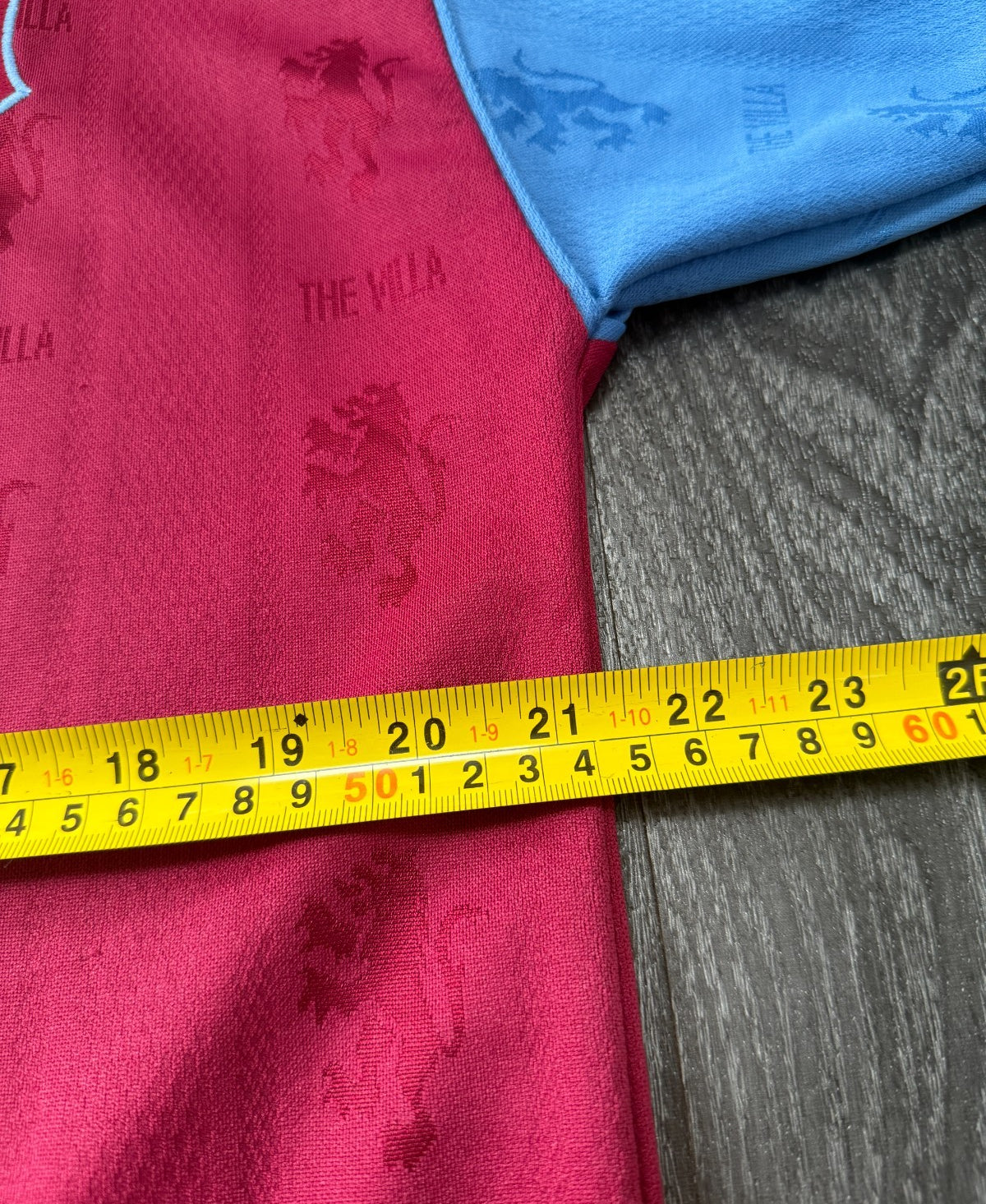 Original Authentic Reebok Aston Villa 1995/1996 Home Shirt Mens Medium5