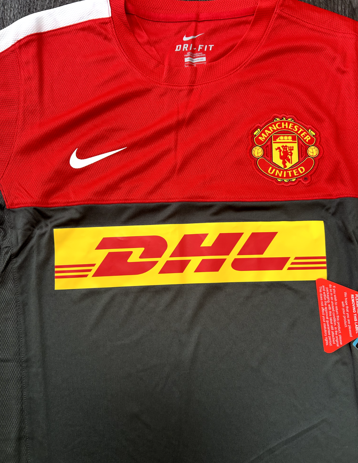 BRAND NEW Authentic Nike Manchester United 2012/2013 Training Shirt Mens Large1