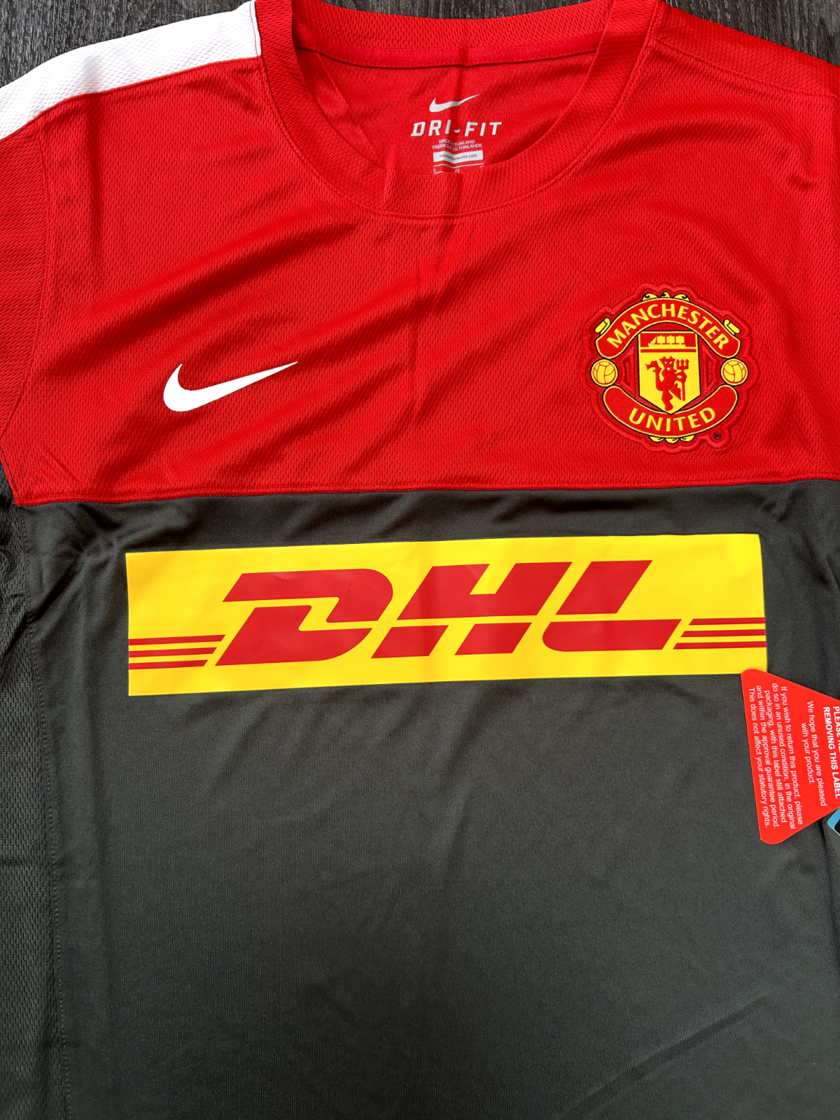 BRAND NEW Authentic Nike Manchester United 2012/2013 Training Shirt Mens Large1