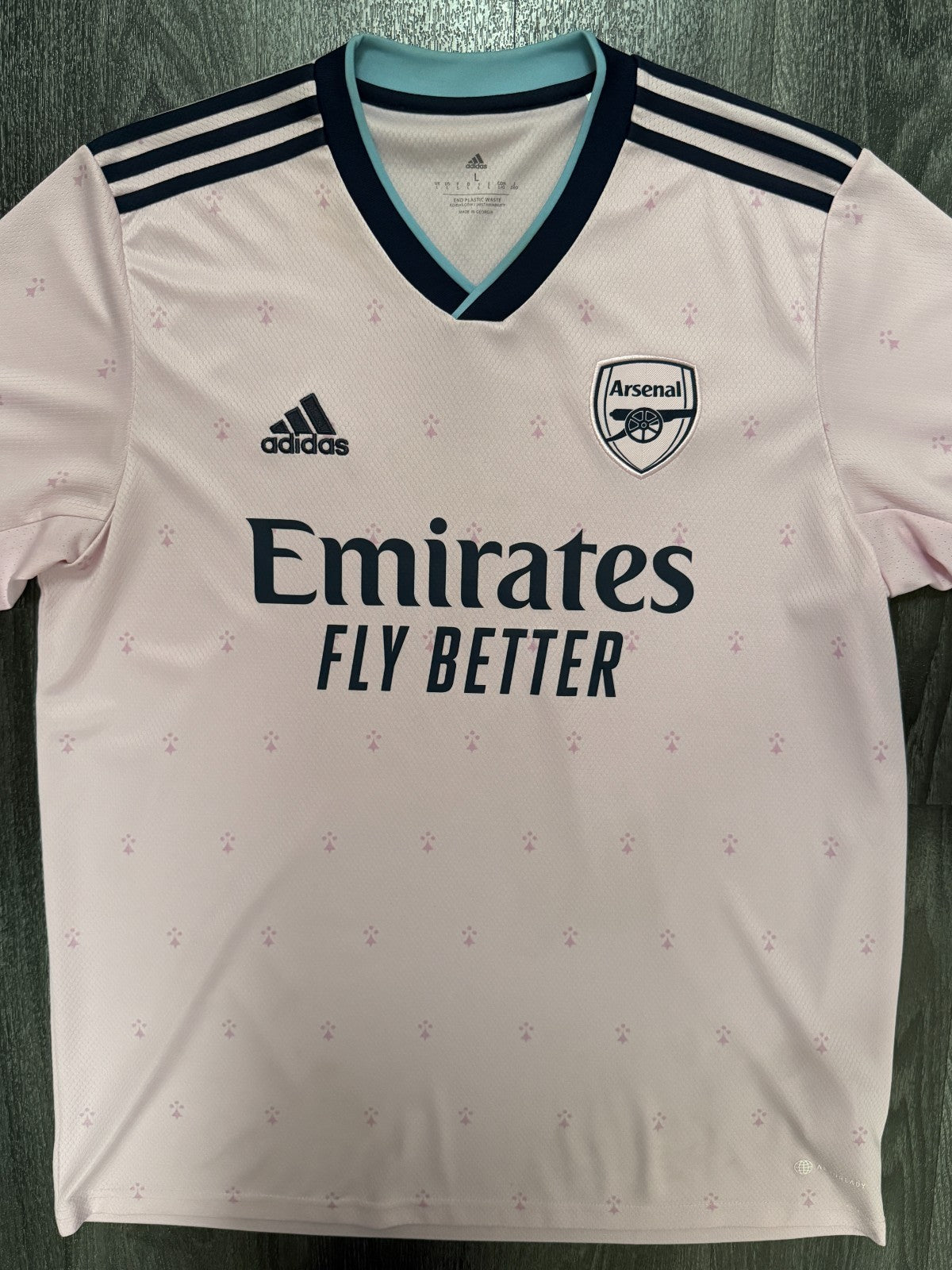 Original Adidas Arsenal 2022/2023 Third Shirt Mens Large L0