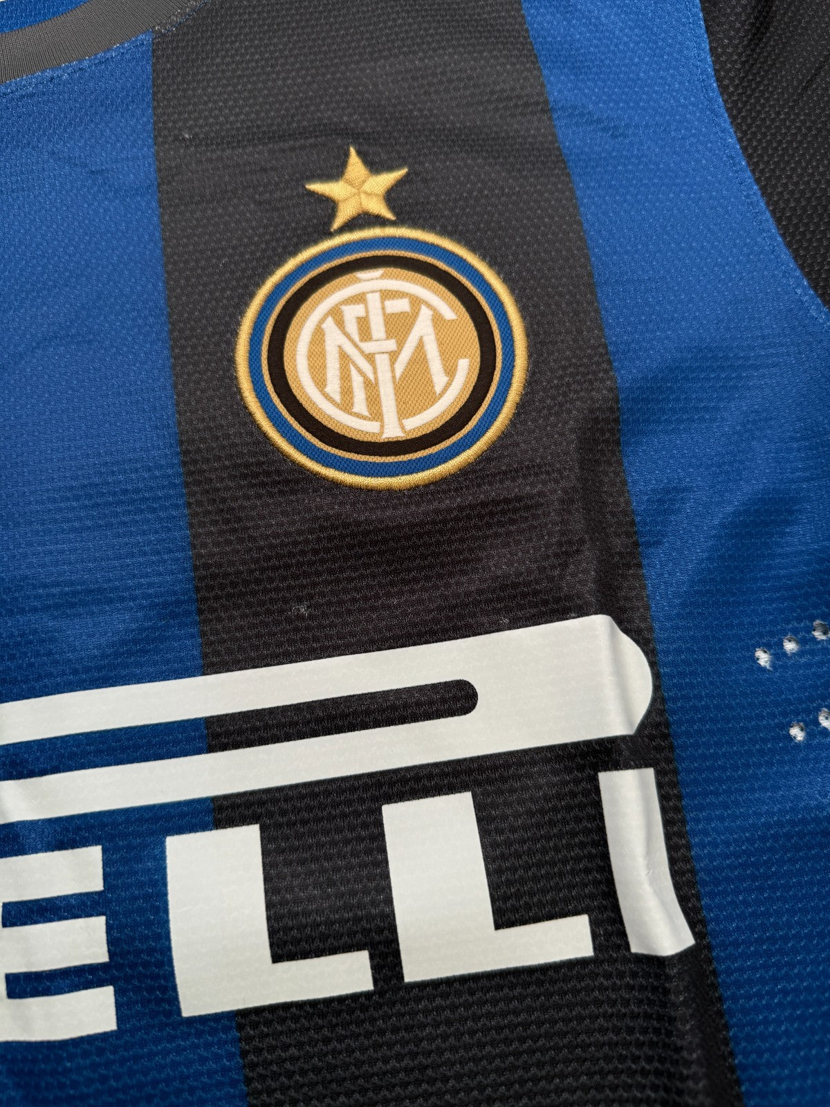 PLAYER ISSUE Original Nike Inter Milan 2012/2013 Home Shirt Mens Medium5