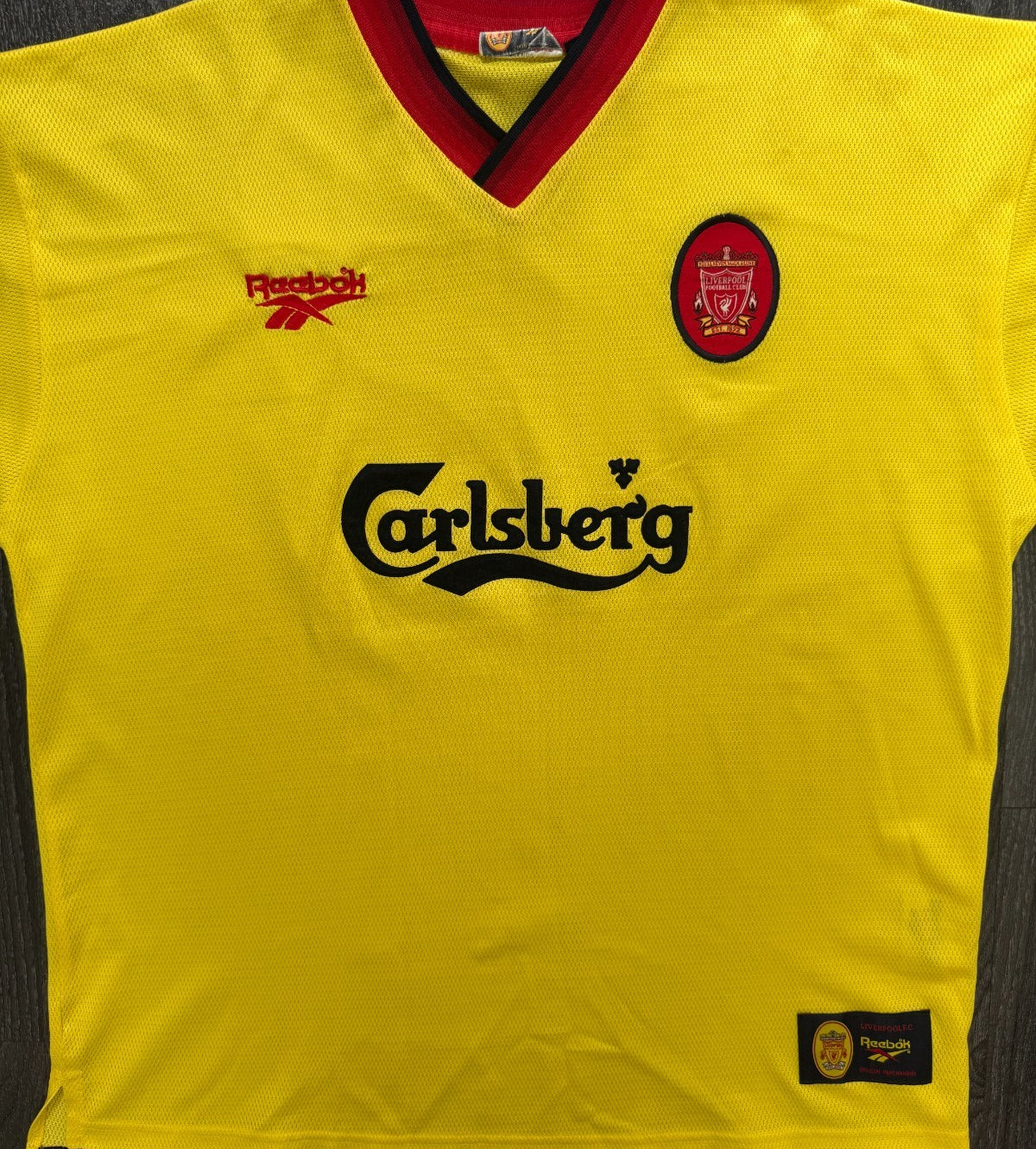Original Reebok Liverpool 1997/1998 Away Shirt Mens XXL 2XL0
