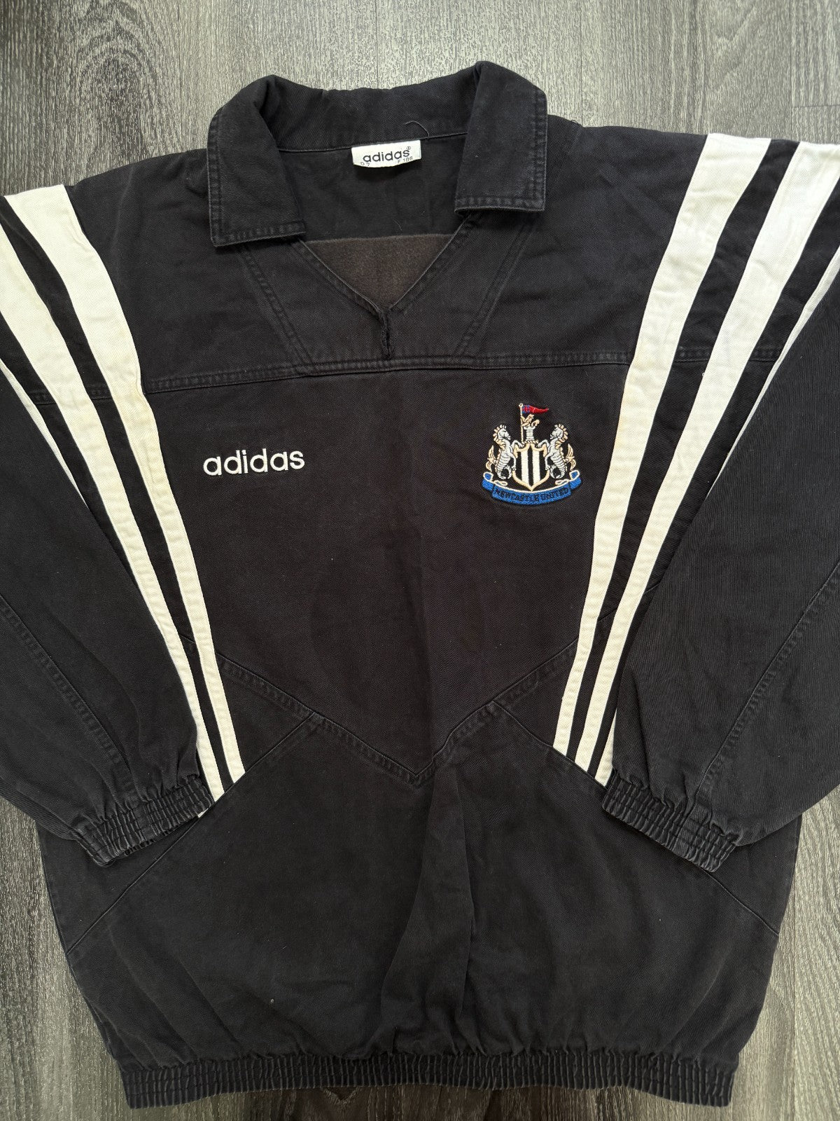 Original Adidas Newcastle United 1995/1996 Drill Top Jacket Mens Large0