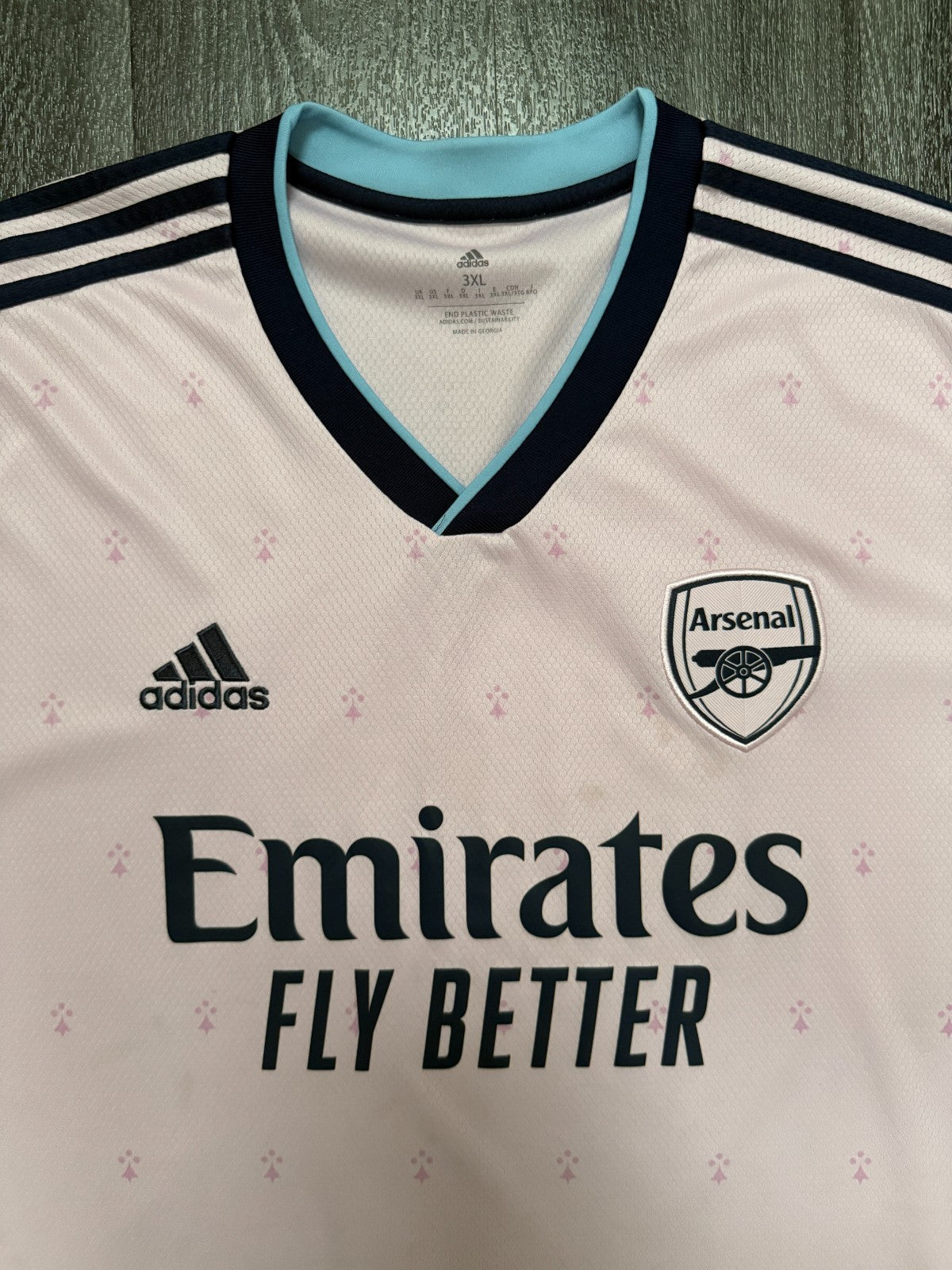 Original Adidas Arsenal 2022/2023 Third Shirt Mens XXXL 3XL1