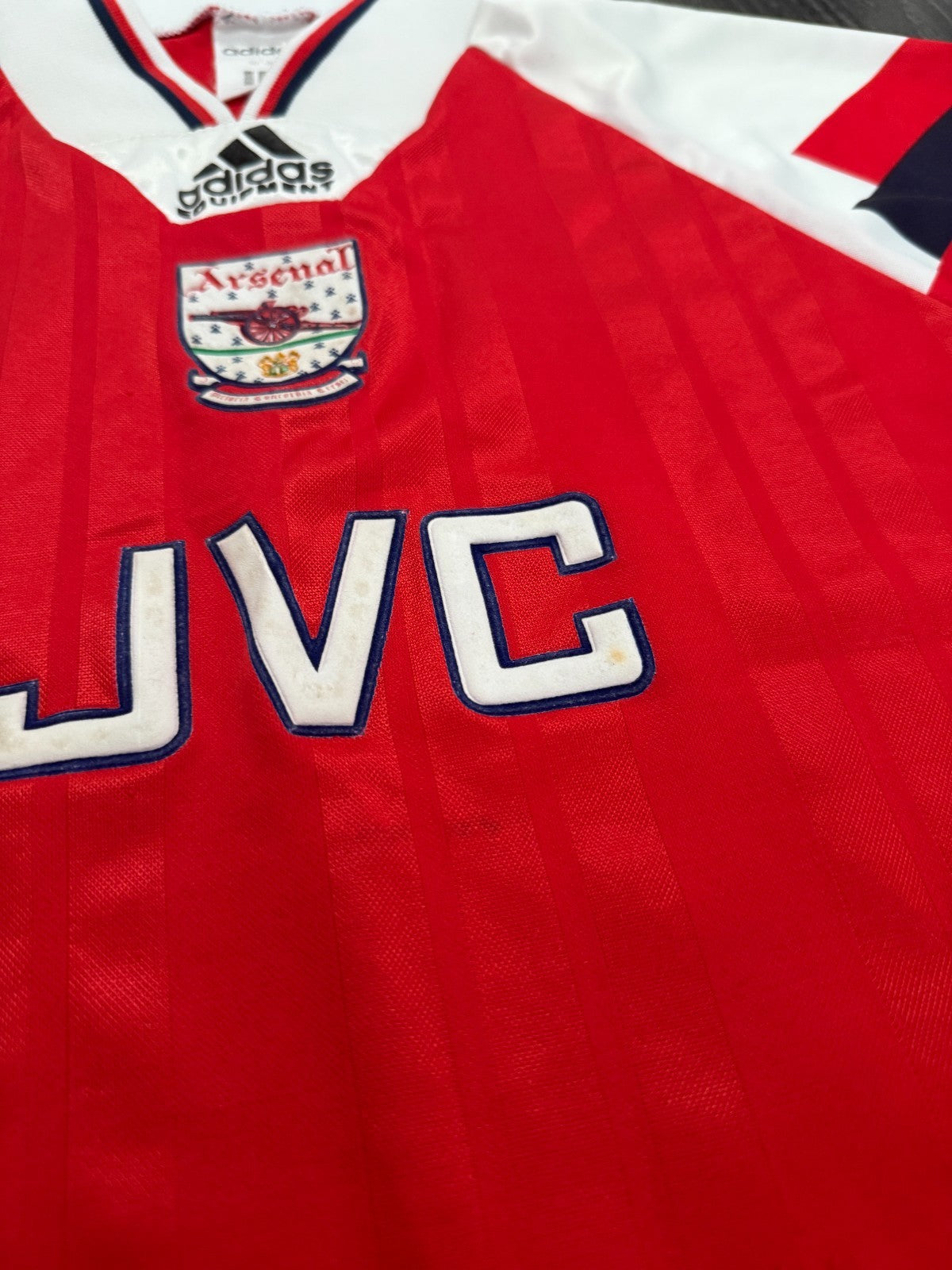 Original Authentic Adidas Arsenal 1992/1993 Home Shirt Youth Large3