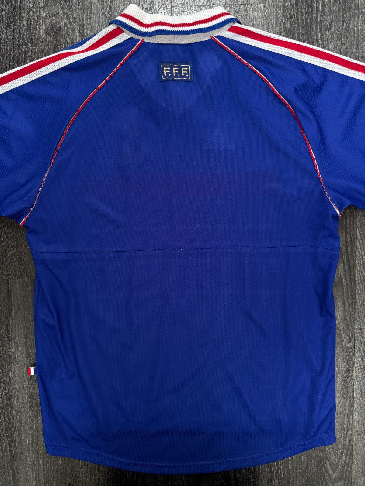 Original Authentic Adidas France 1998 Home Shirt Mens Medium7