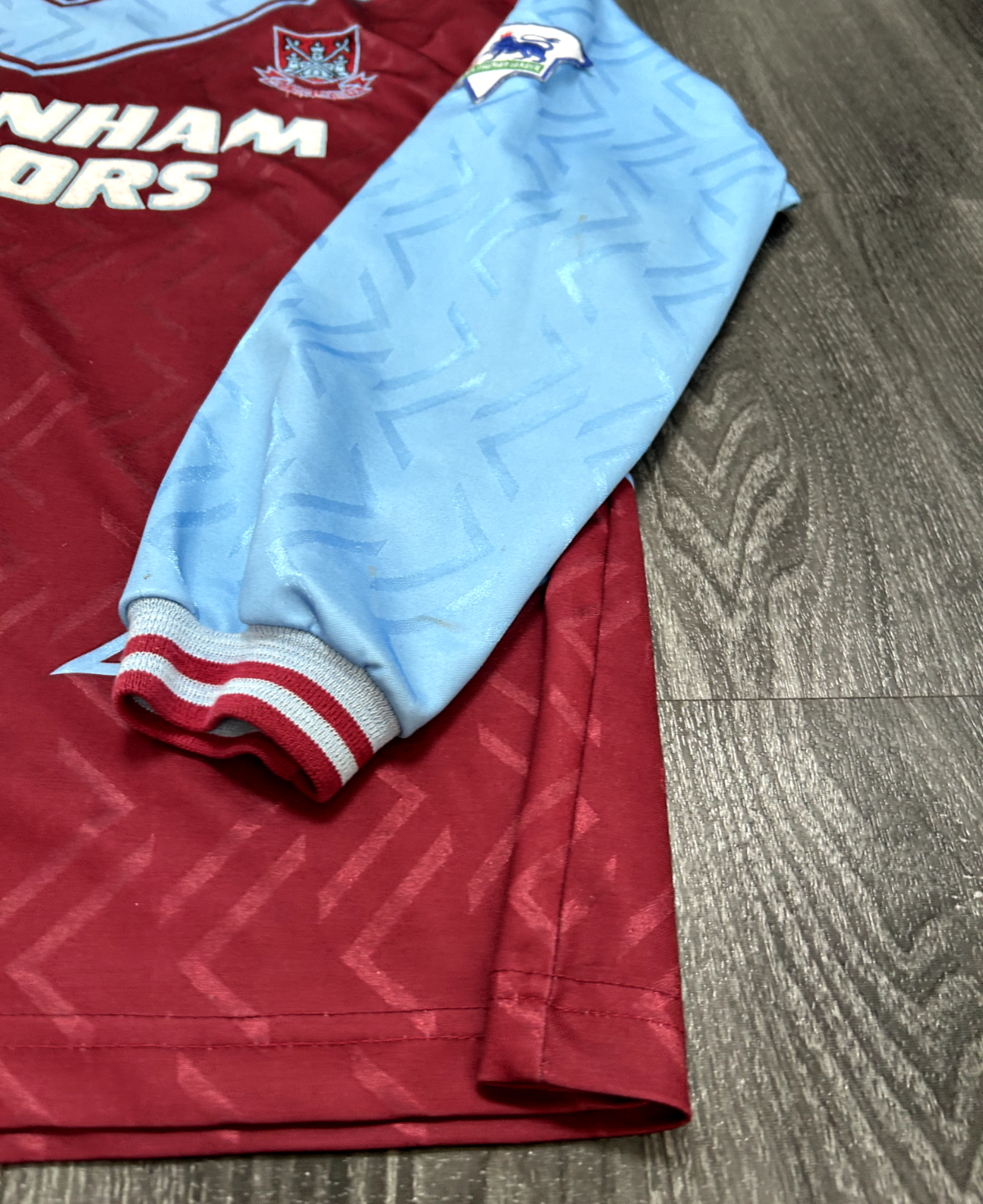 Authentic Pony West Ham United 1993/1994 Home Shirt Long Sleeve Rush 286