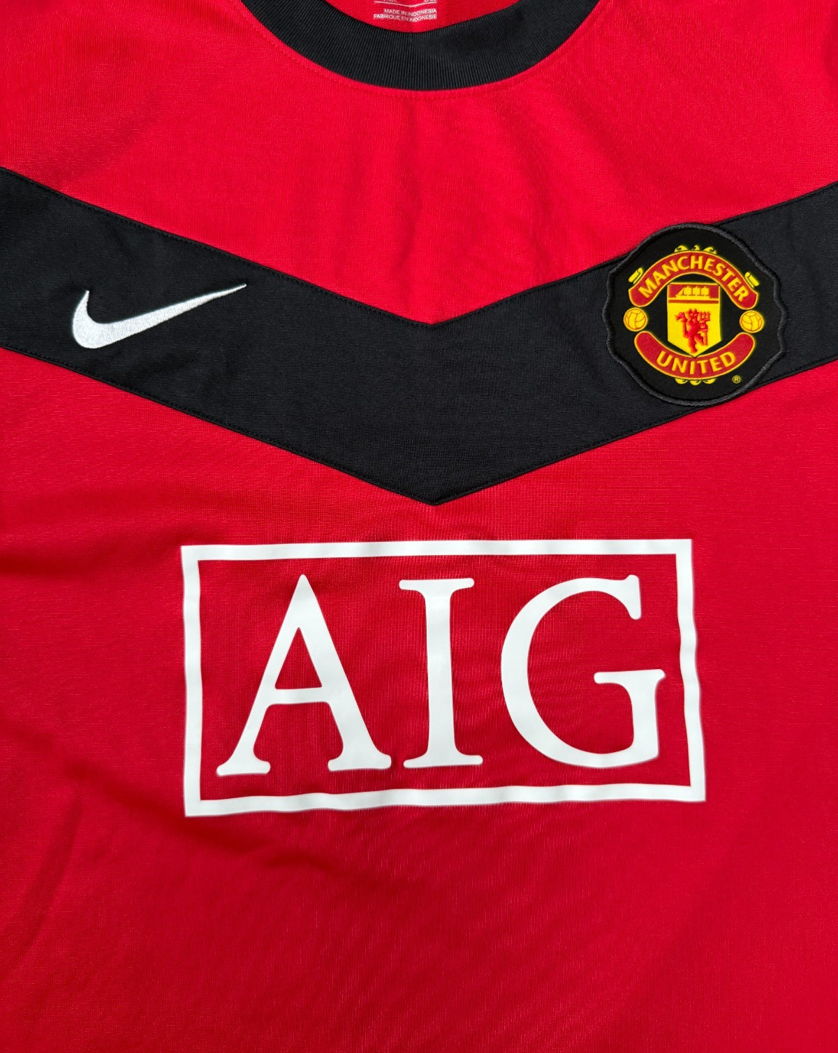 Original Authentic Nike Manchester United 2009/2010 Home Shirt Mens XXL 2XL1