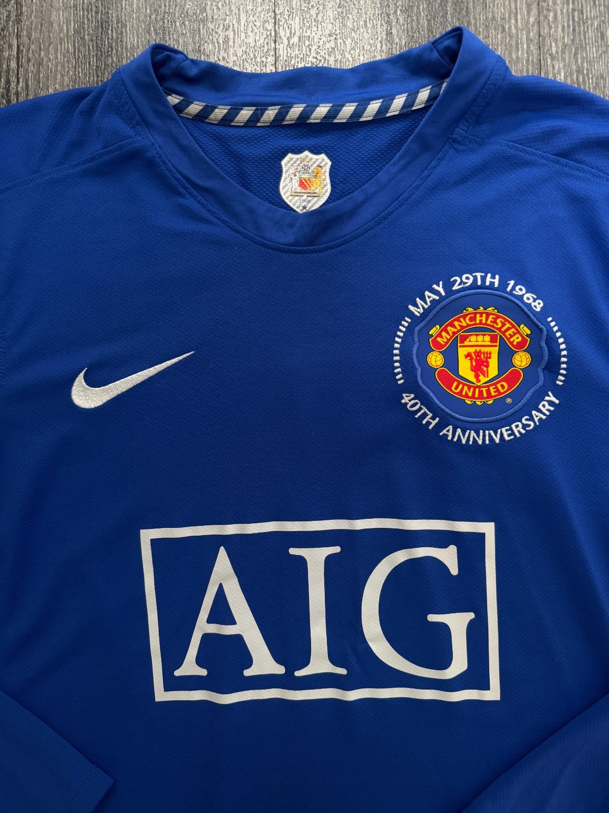 Original Nike Manchester United 2008/2009 Long Sleeve Third Shirt RONALDO 7 M2