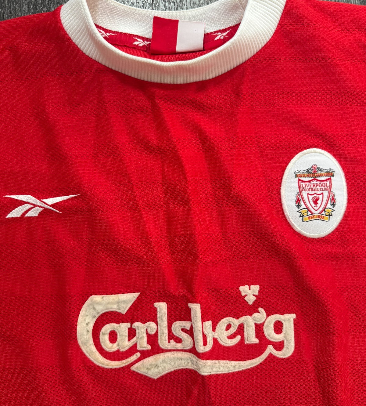 Original Reebok Liverpool 1998/1999 Home Shirt Mens XXL 2XL1
