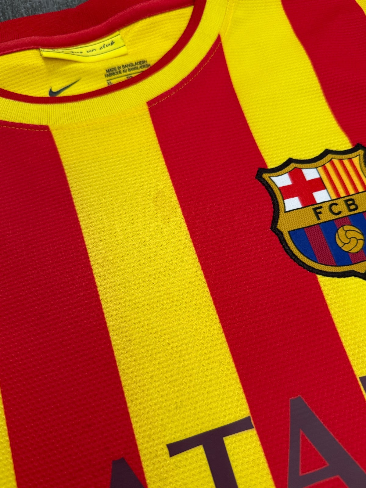 Original Nike Barcelona 2013/2014 Away Shirt Mens Extra Large XL3