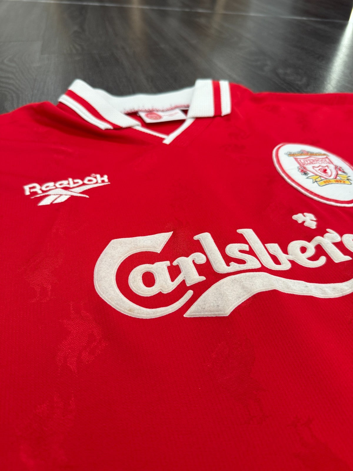 Original Reebok Liverpool 1996/1997 Home Shirt Mens XXL 2XL7