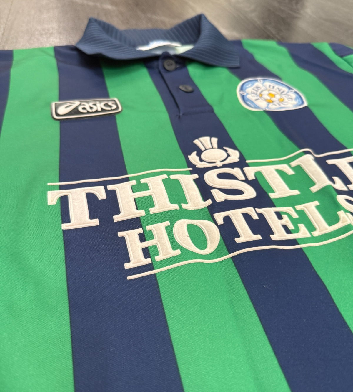 Original Asics Leeds United 1993/1994 Third Shirt Mens Large L4