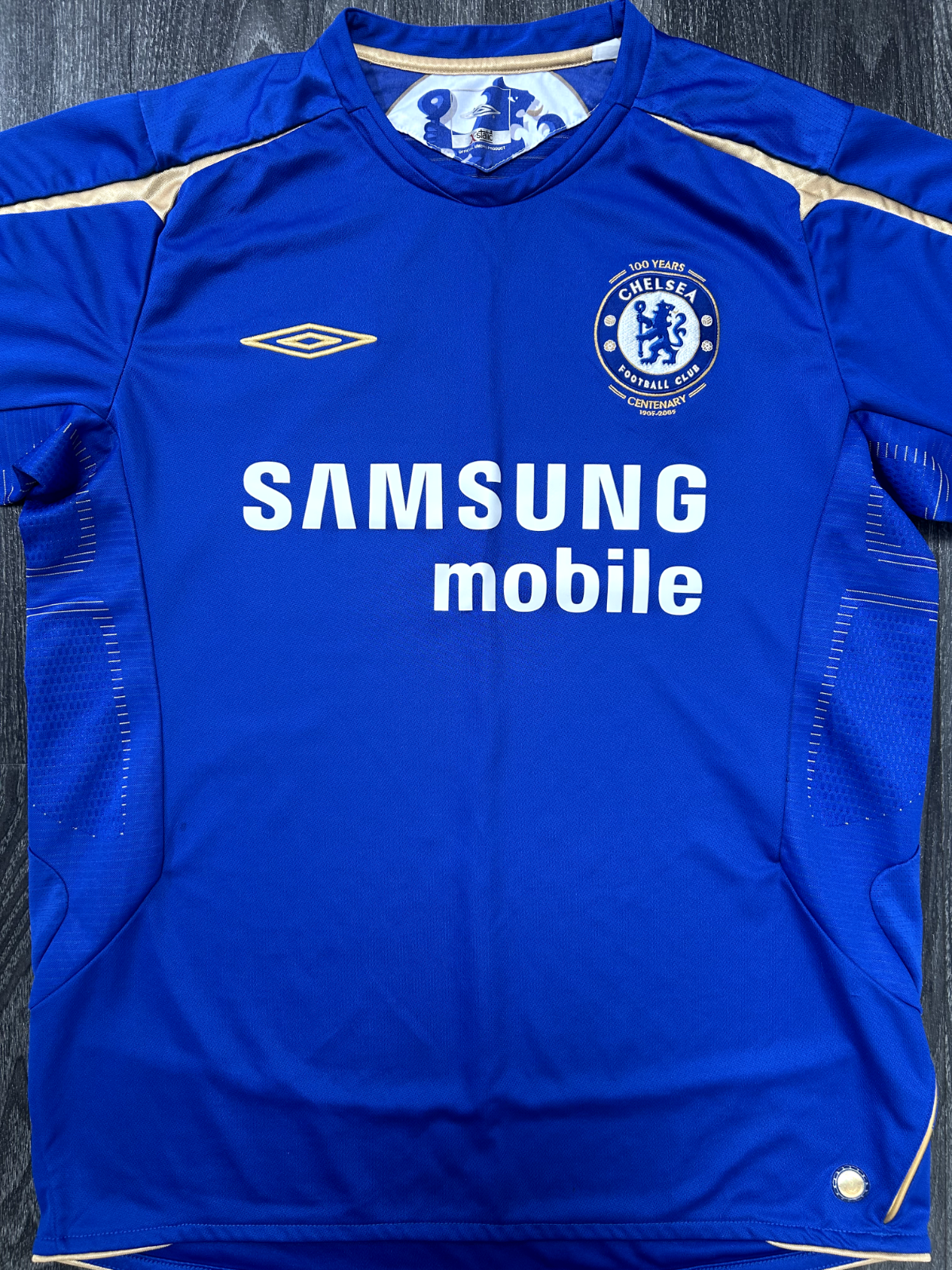 Original Authentic Umbro Chelsea 2005/2006 Home Shirt Mens Medium0