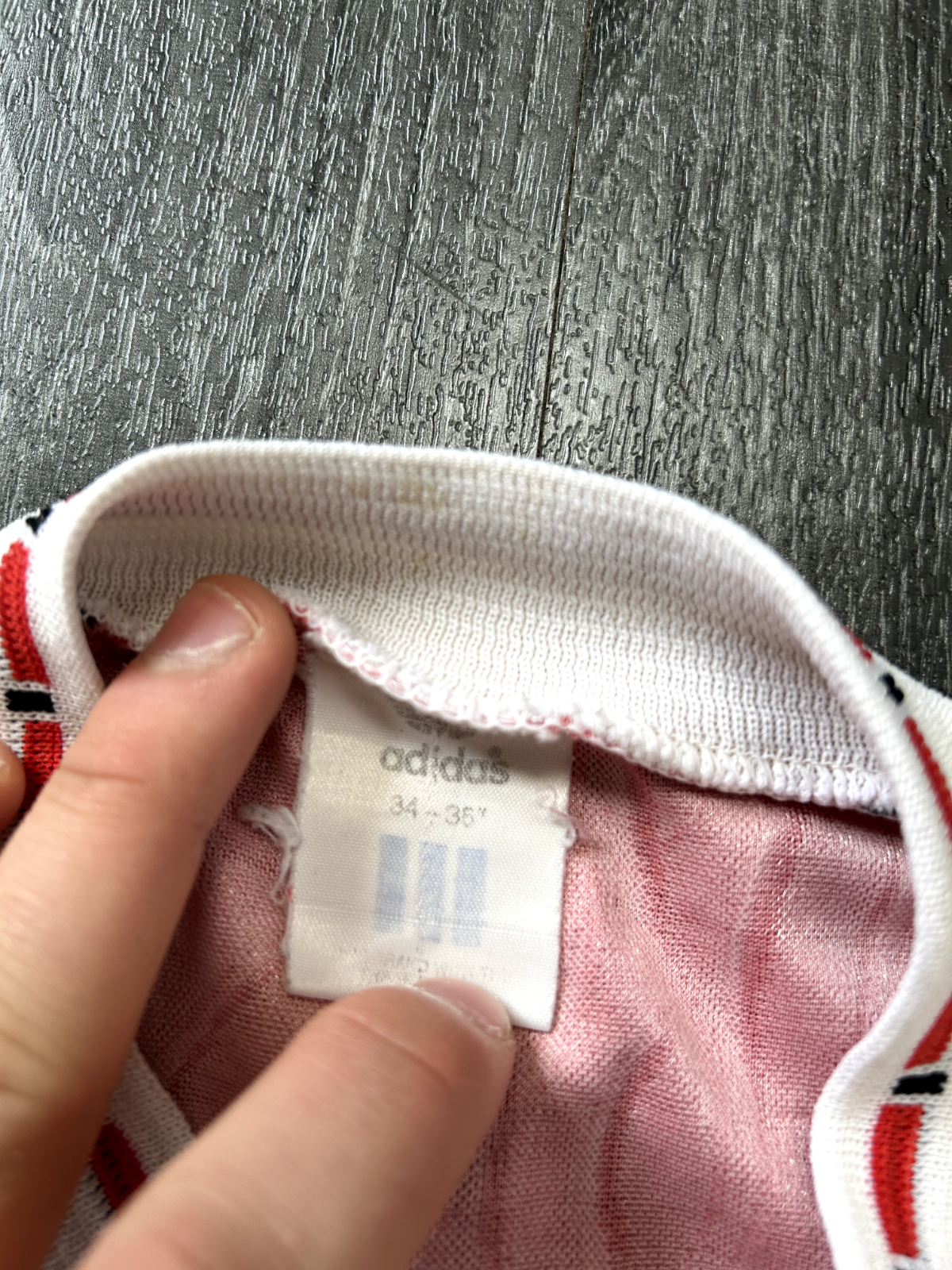 Original Authentic Adidas Manchester United 1990/1991 Home Shirt Mens Small3