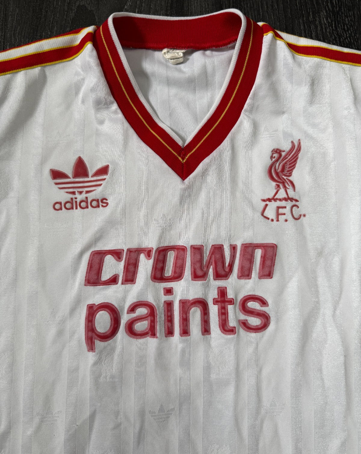 Original Authentic Adidas Liverpool 1985/1986 Away Shirt Mens Small1