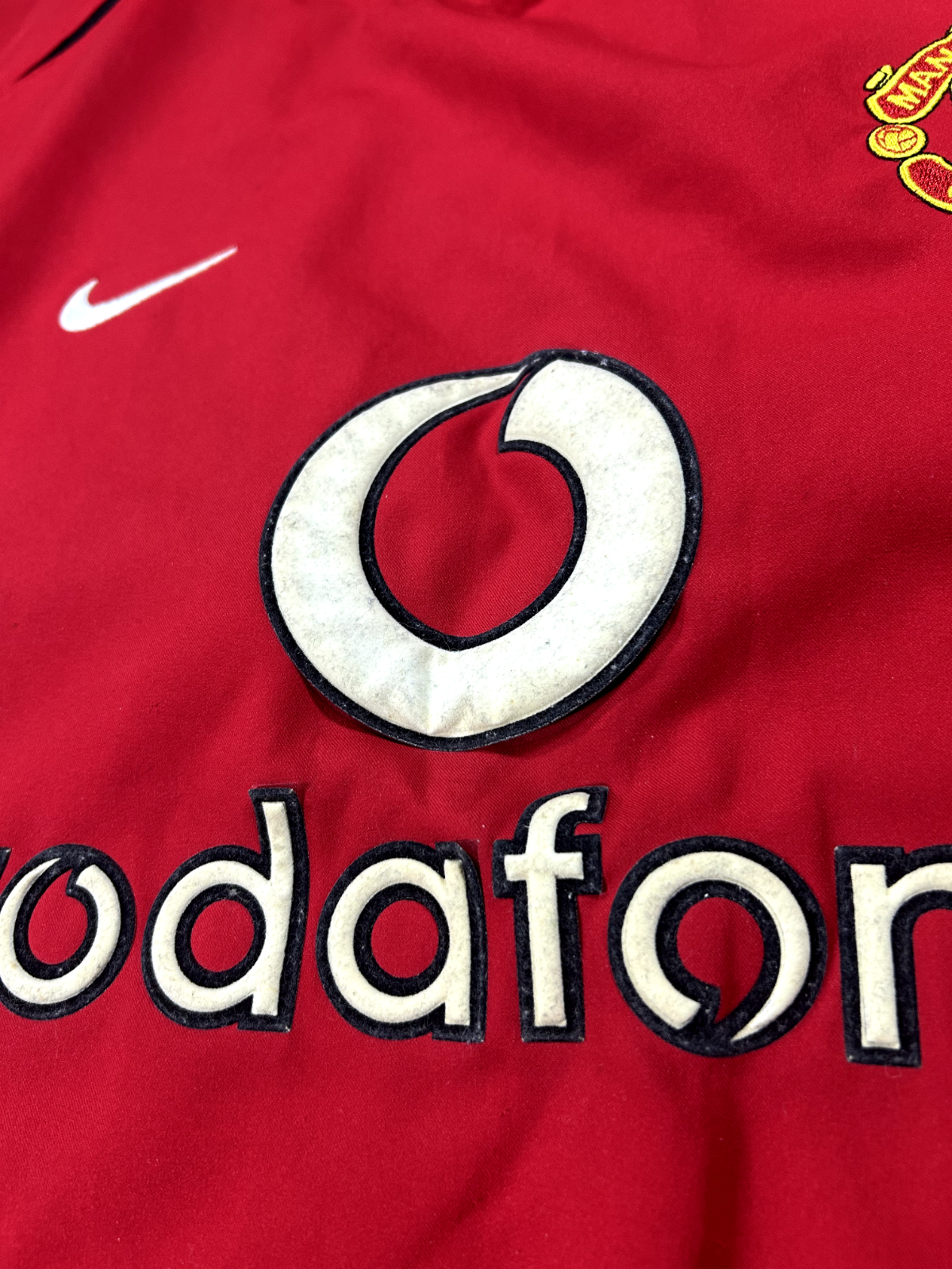 Original Authentic Nike Manchester United 2002/2003 Home Shirt Mens Small4