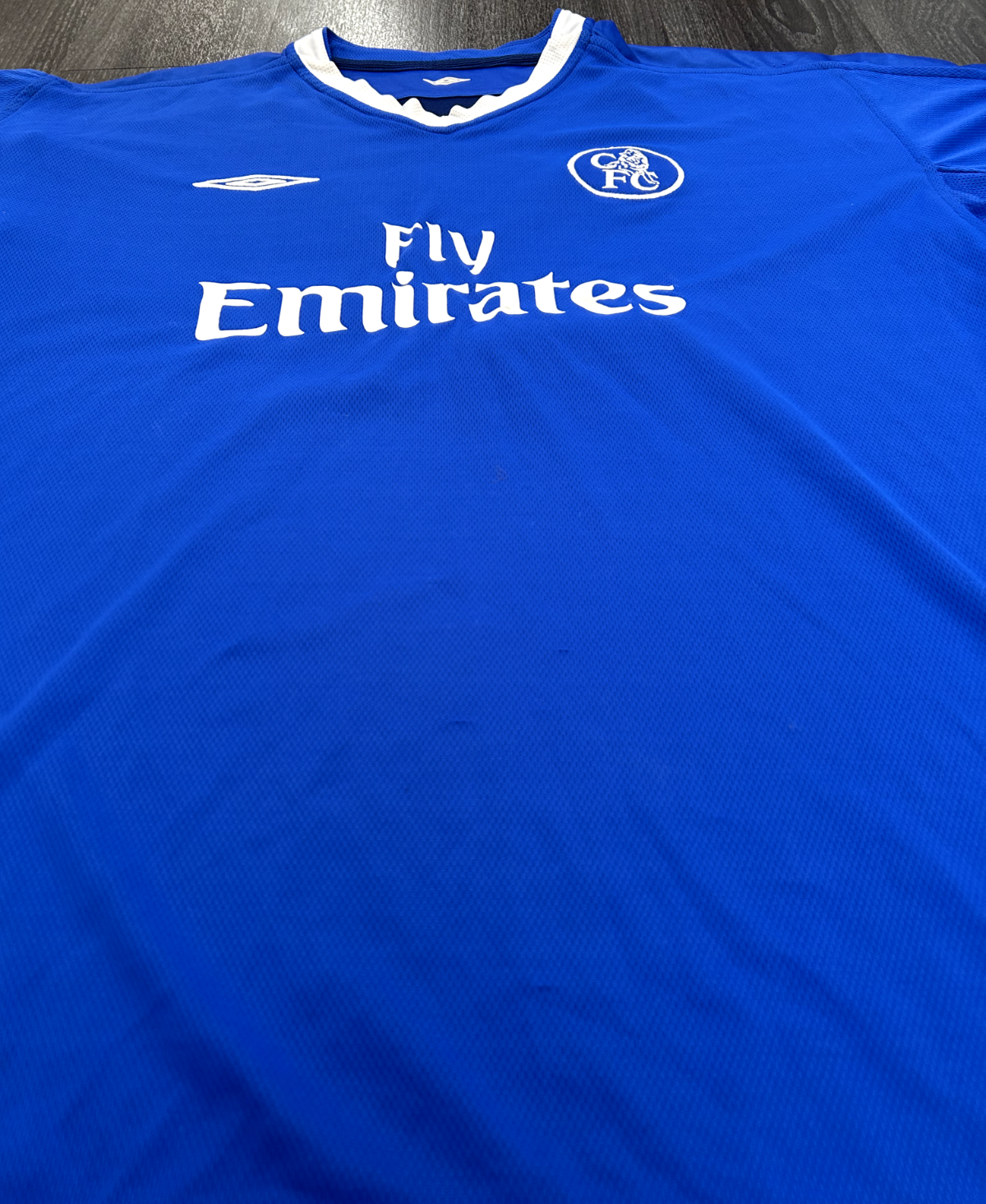 Original Authentic Umbro Chelsea 2003/2004 Home Shirt Duff 21 Mens XXL 2XL7