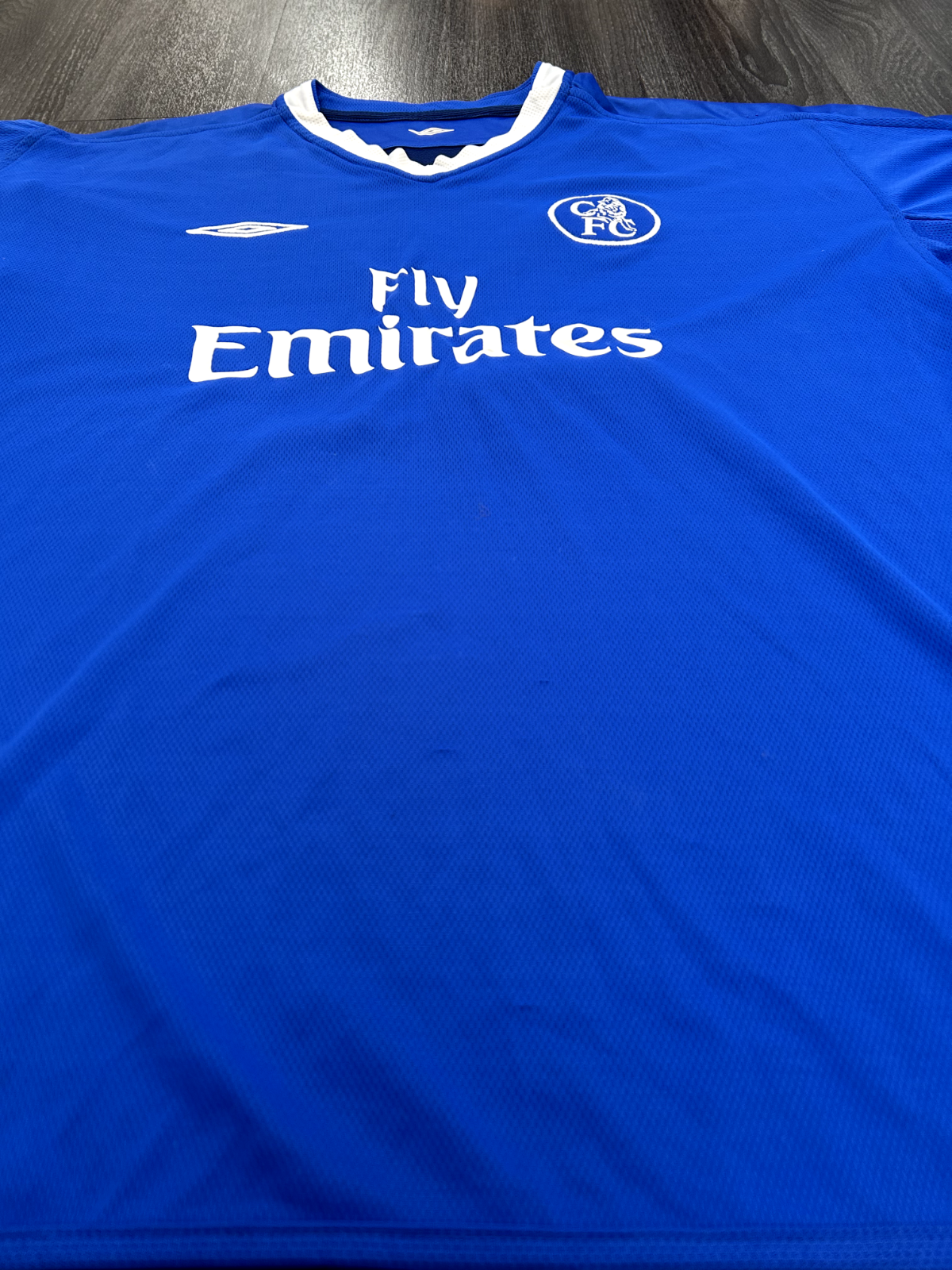 Original Authentic Umbro Chelsea 2003/2004 Home Shirt Duff 21 Mens XXL 2XL7