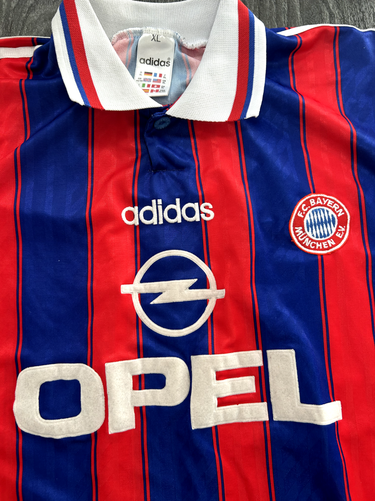 Authentic Adidas Bayern München 1995/1996 Home Shirt BAYERN MUNCHEN XL Mens1