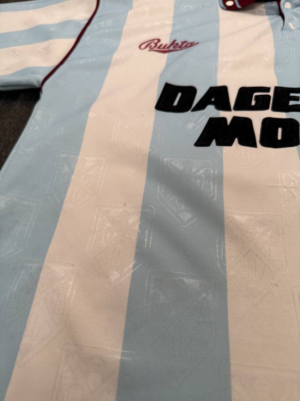 Original Bukta West Ham United 1992/1993 Away Shirt Mens Medium M4