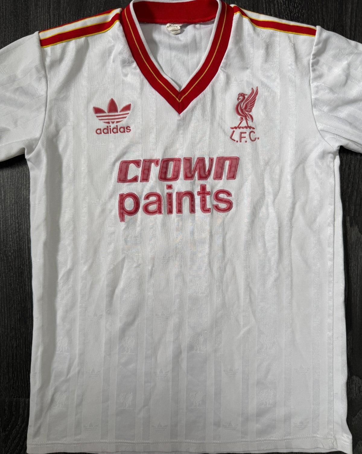 Original Authentic Adidas Liverpool 1985/1986 Away Shirt Mens Small0