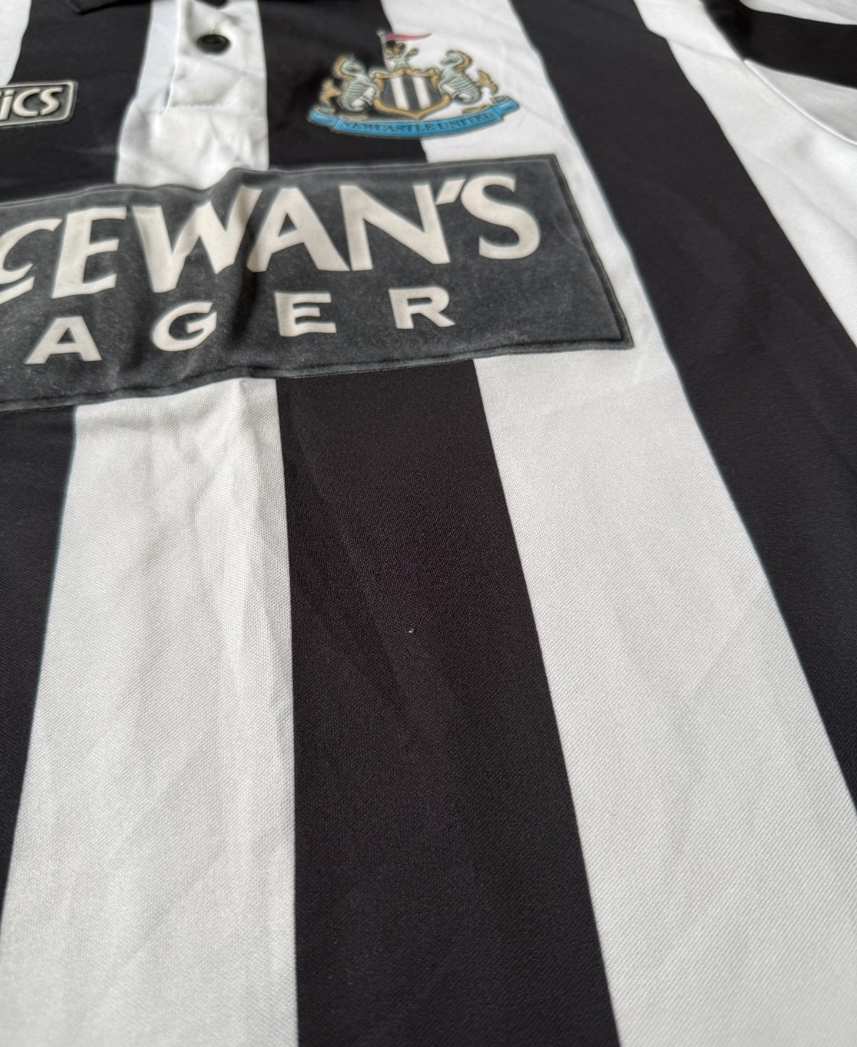 Original ASICS Newcastle United 1993/1994 Home Shirt Mens Extra Large2