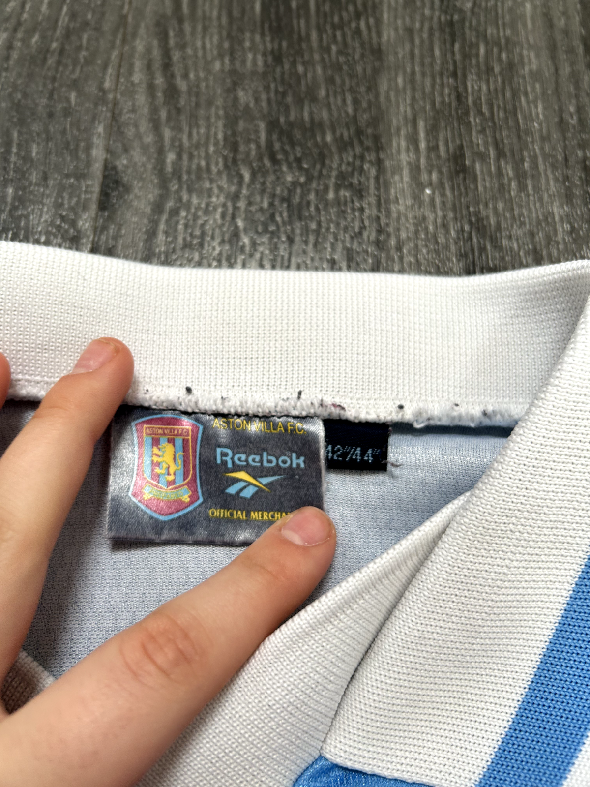 Original Authentic Reebok Aston Villa 1997/1998 Away Shirt Mens Large7