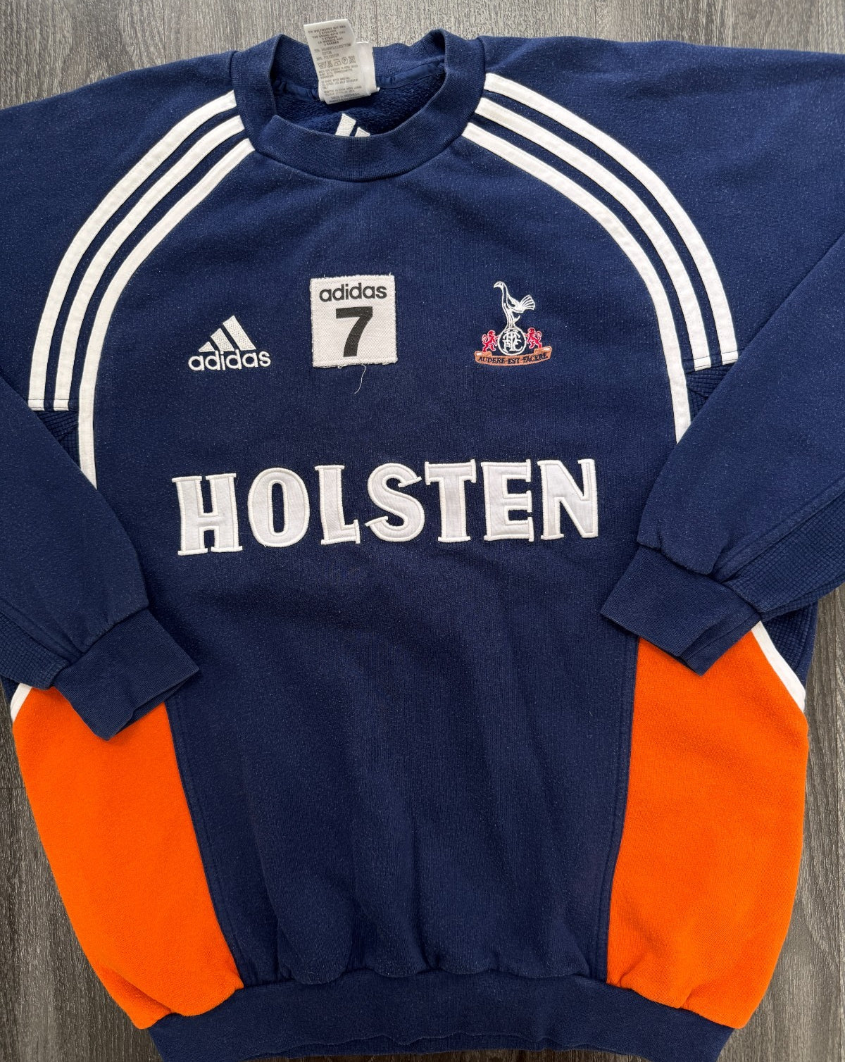 PLAYER ISSUE Adidas Tottenham Hotspur Spurs 2000/2001 Training Jumper Sweatshirt0