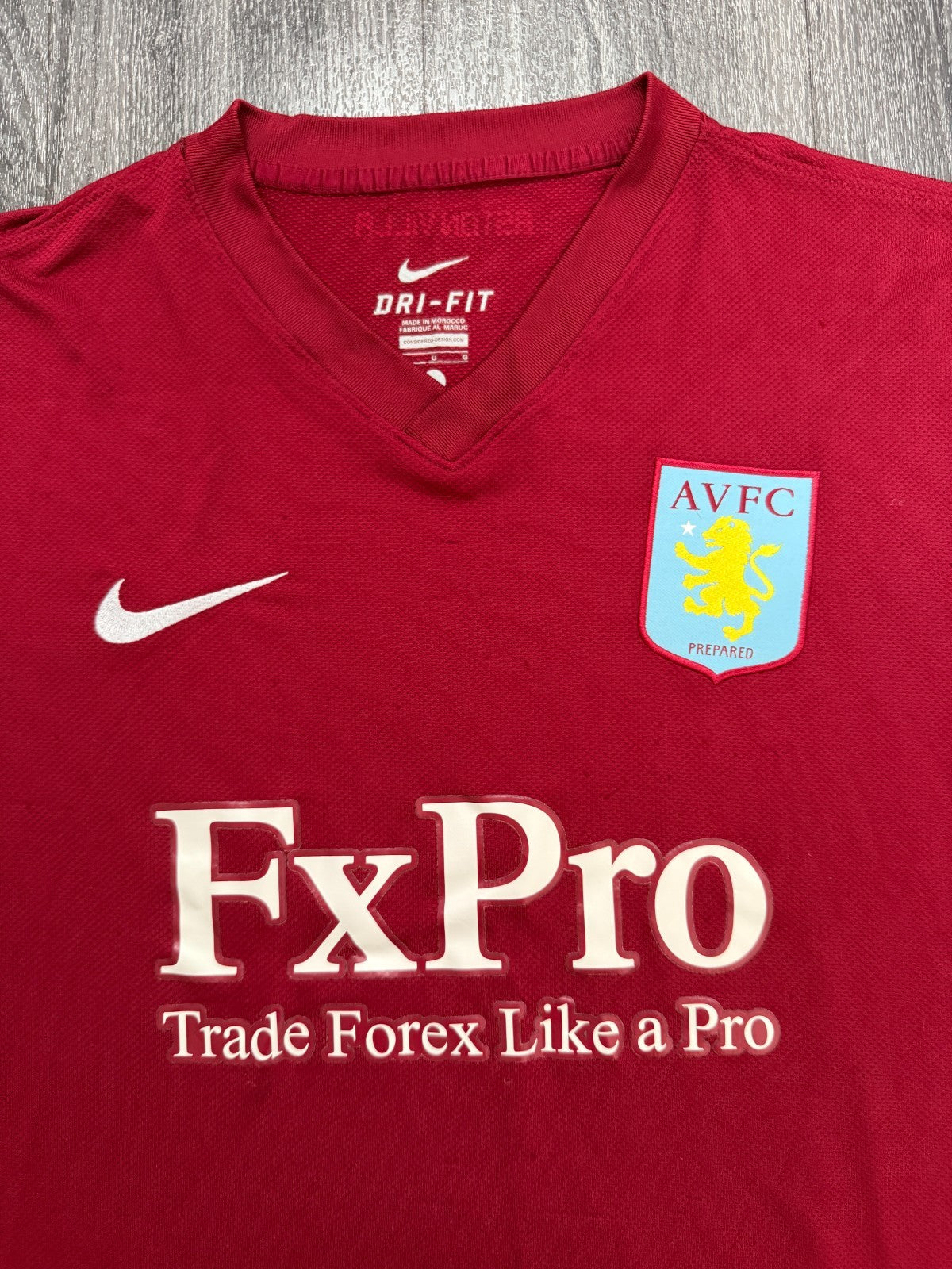 Original Authentic Nike Aston Villa 2010/2011 Home Shirt Mens Large1