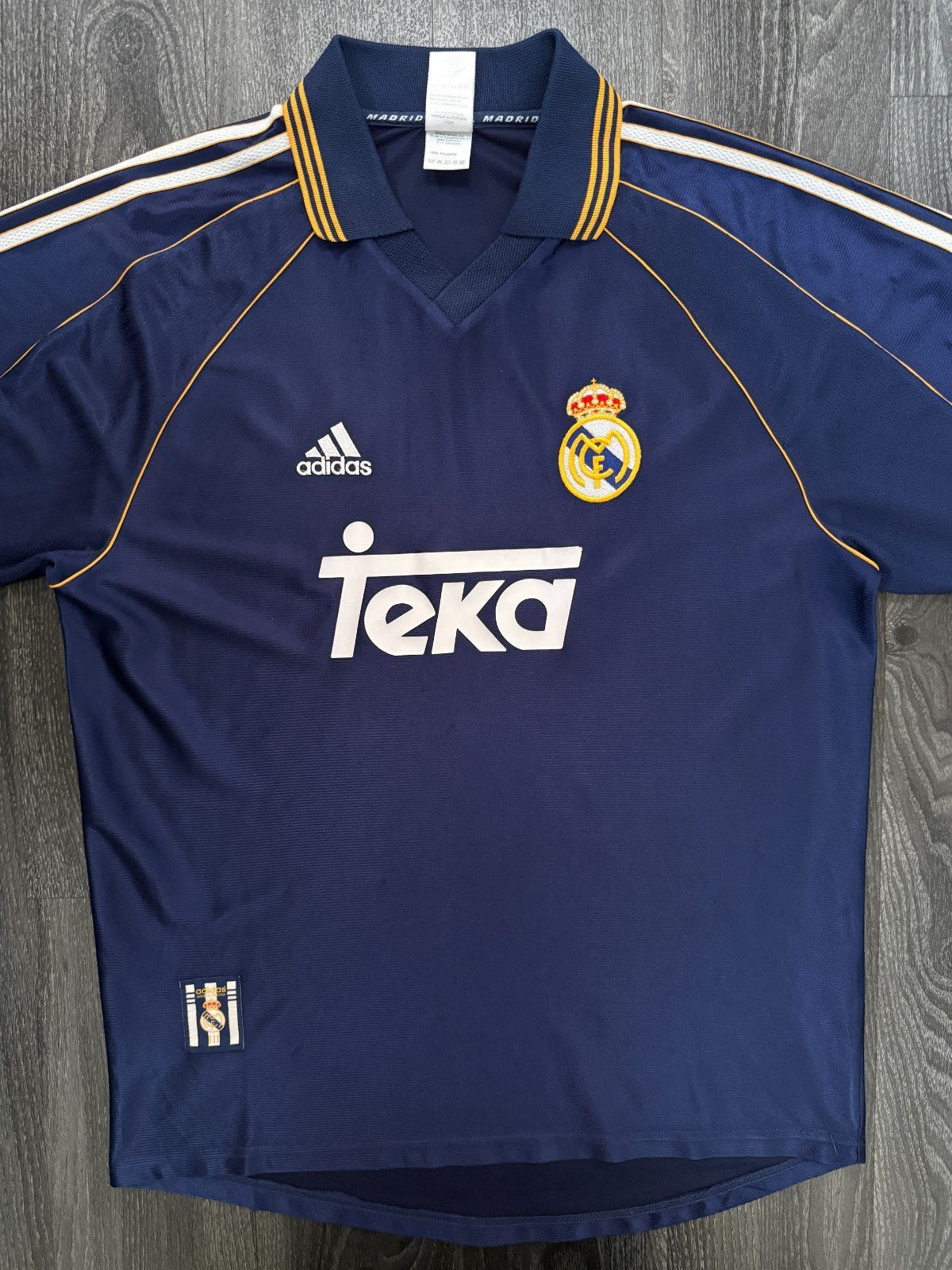 Original Adidas Real Madrid 1998/1999 Third Shirt Mens Large0